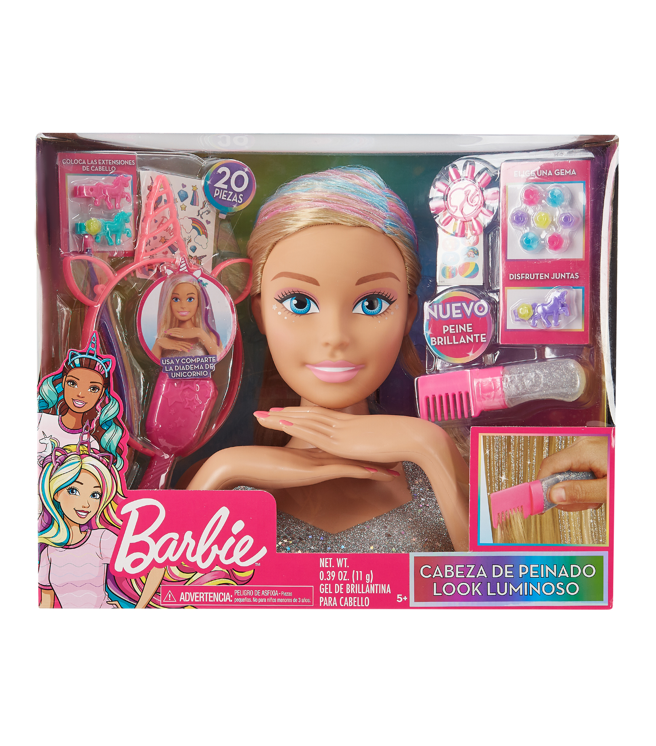 Barbie Cabeza de Peinado Look Luminoso  El Palacio de Hierro