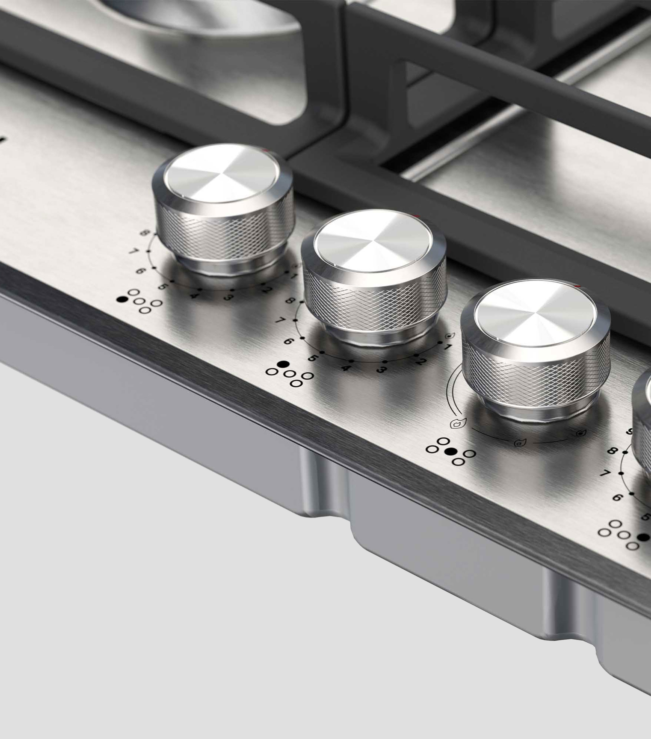 Parrilla a Gas LP Sensor Intel 30, 5 quemadores en acero inoxidable