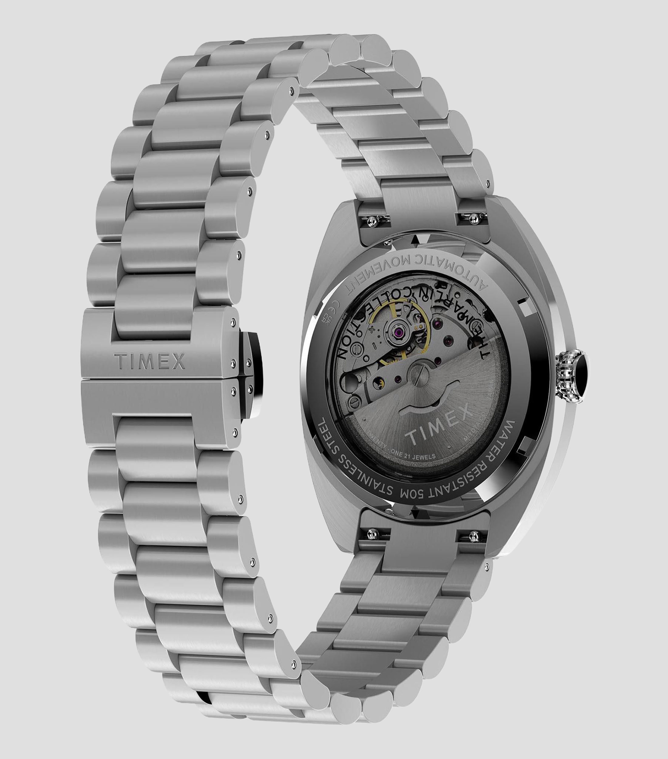 Reloj para Hombre Marlin casual plateado