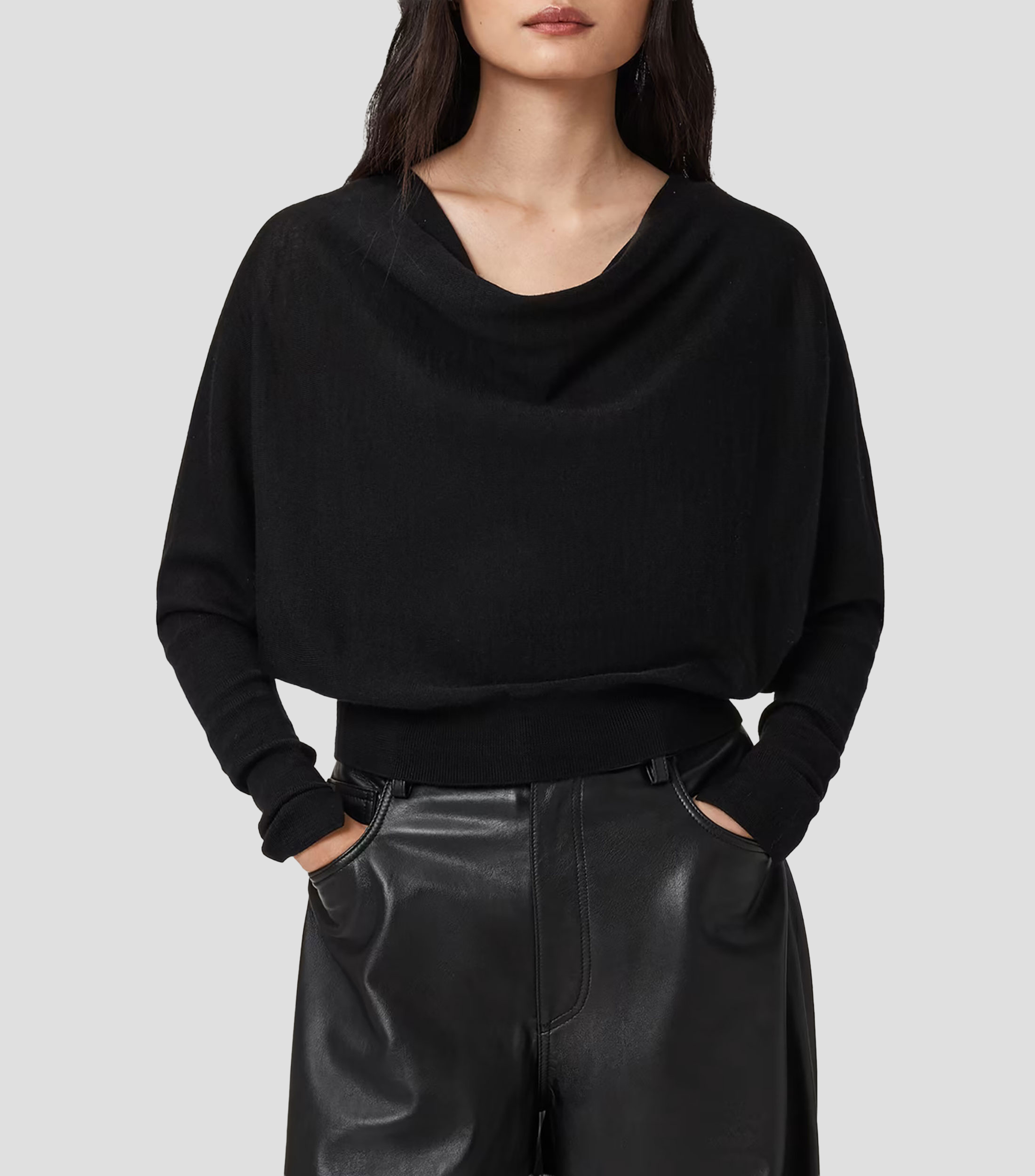 Suéter cuello redondo Mujer