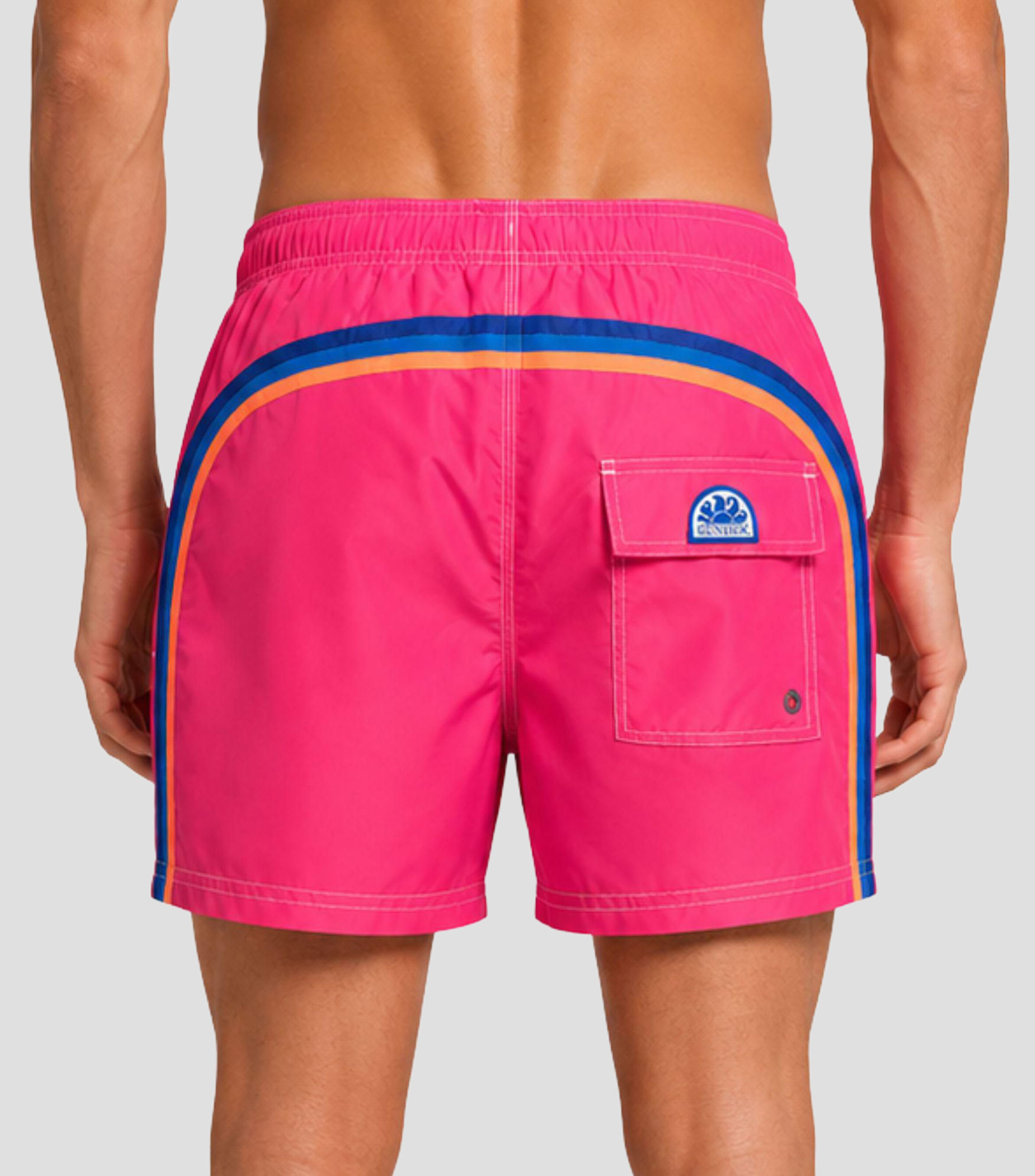 Traje de baño corto Liso Hombre