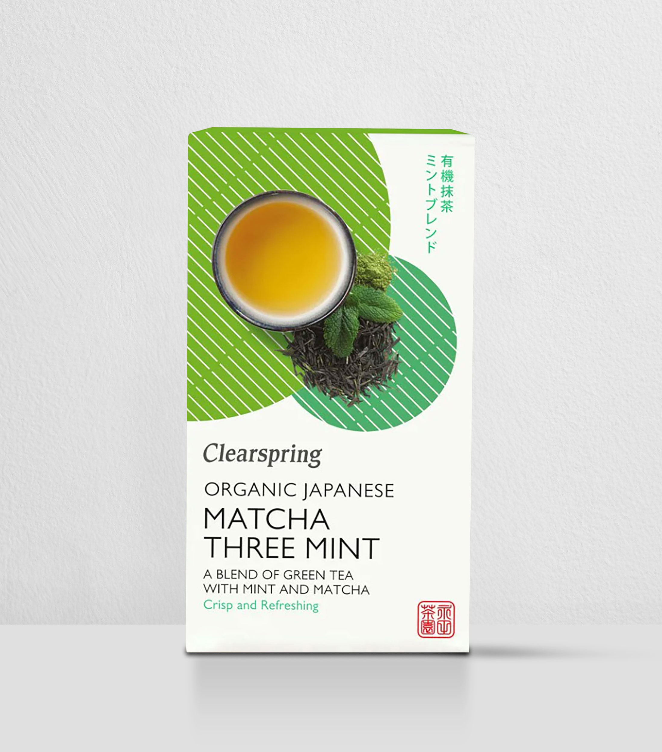 Té Verde Japonés Matcha Tres Mentas, 20 Sobres
