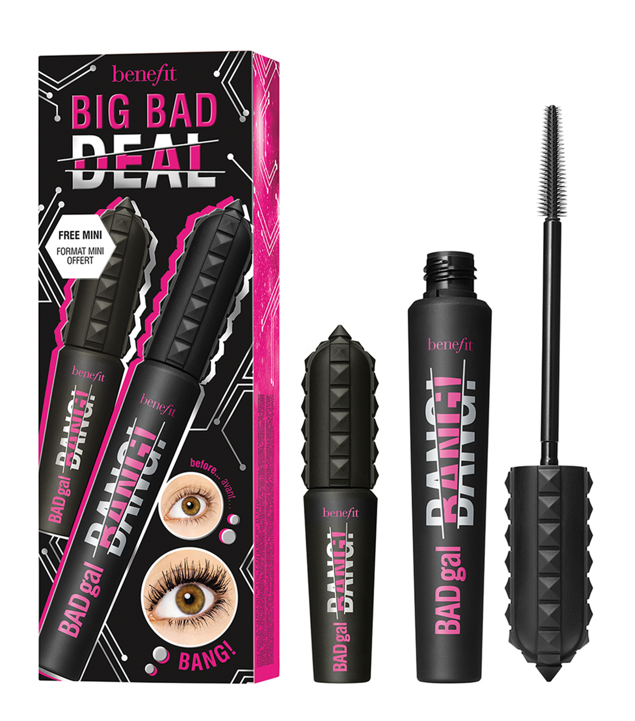 Benefit Kit Máscara de Pestañas Big Bad Deal BADgal Bang! El Palacio