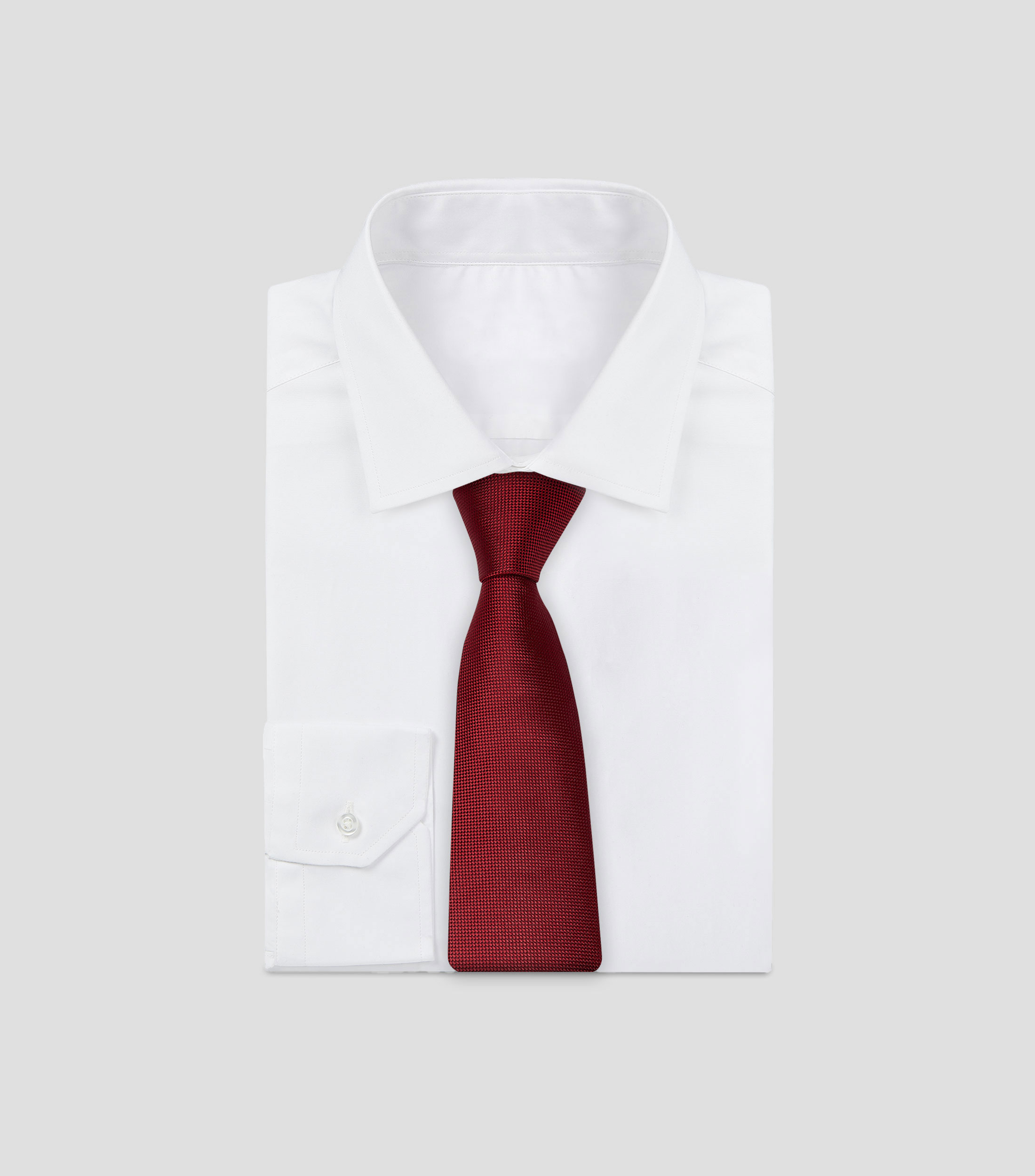 Corbata ancha en seda con rombos Brera