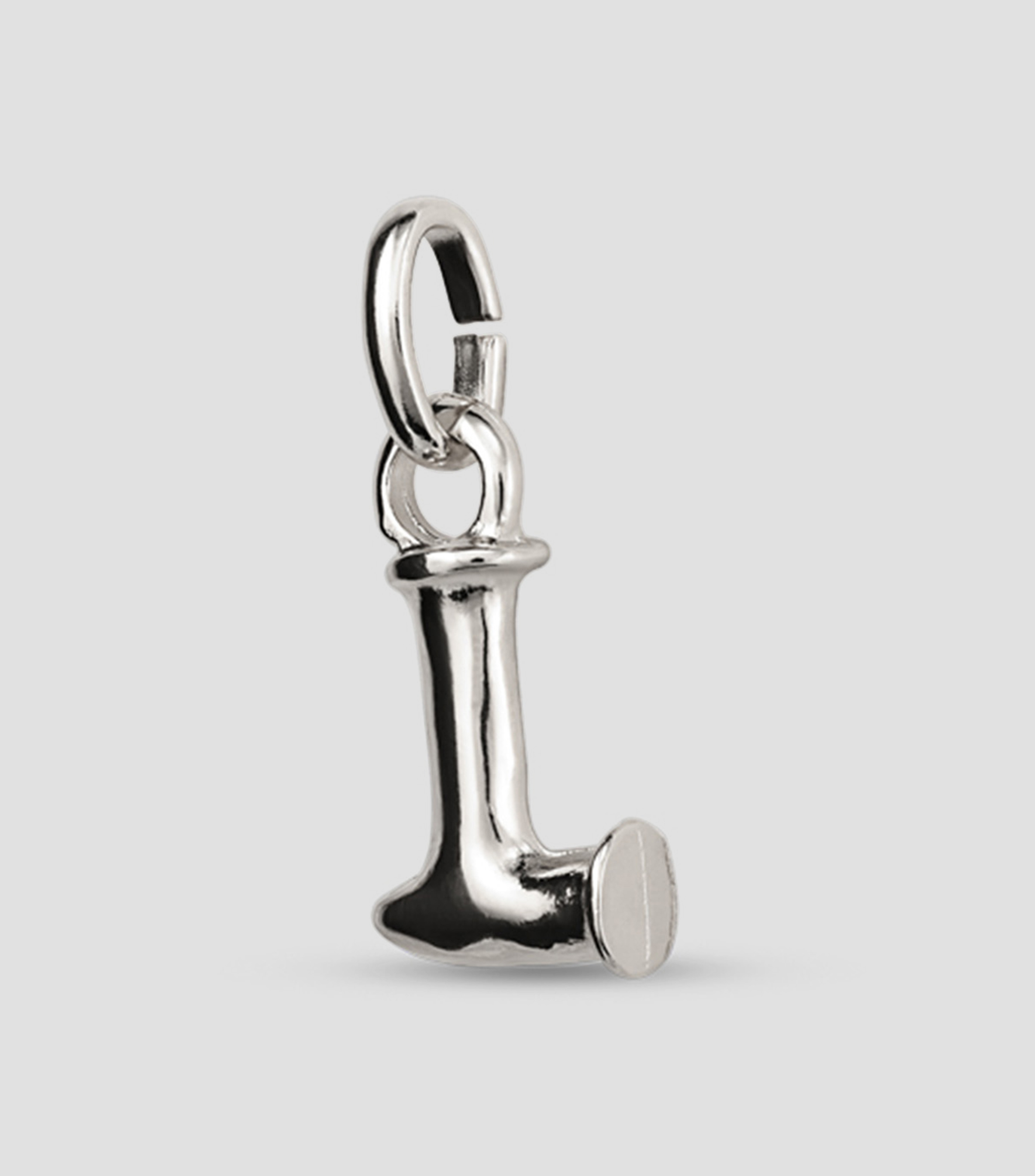 Charm letra L con argolla Mujer