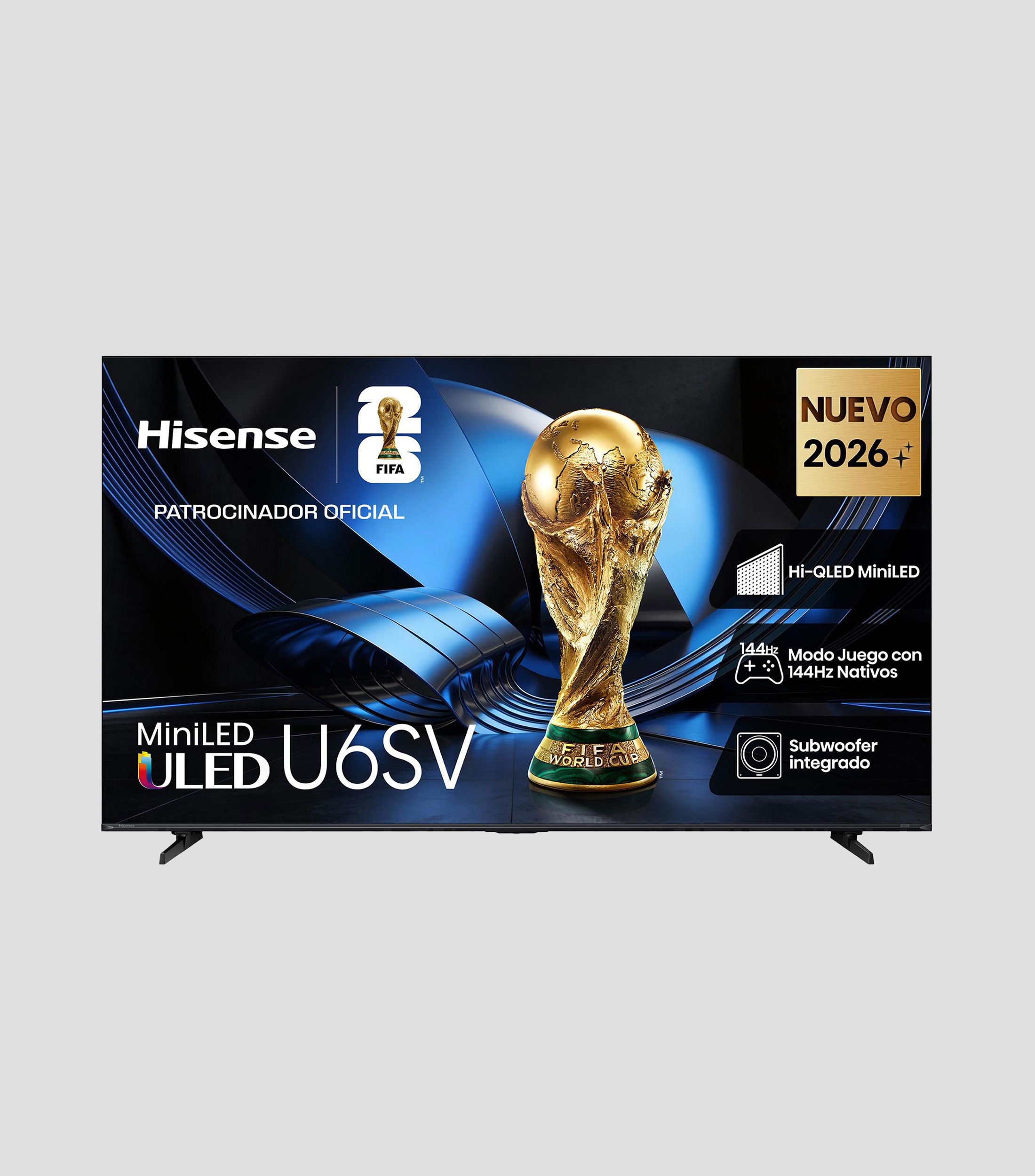 Pantalla 55 Pulgadas Plana Mini LED 4K 55U6SV