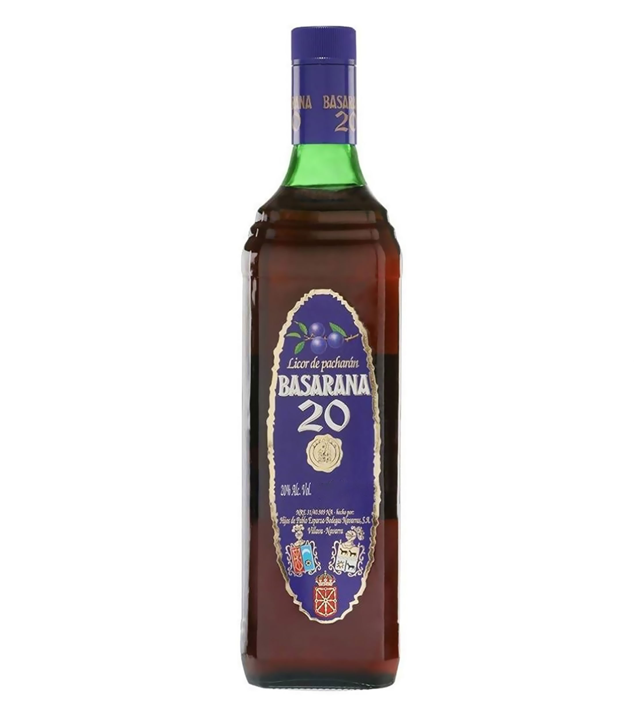 Licor de Pacharán Basarana 20, 1 L