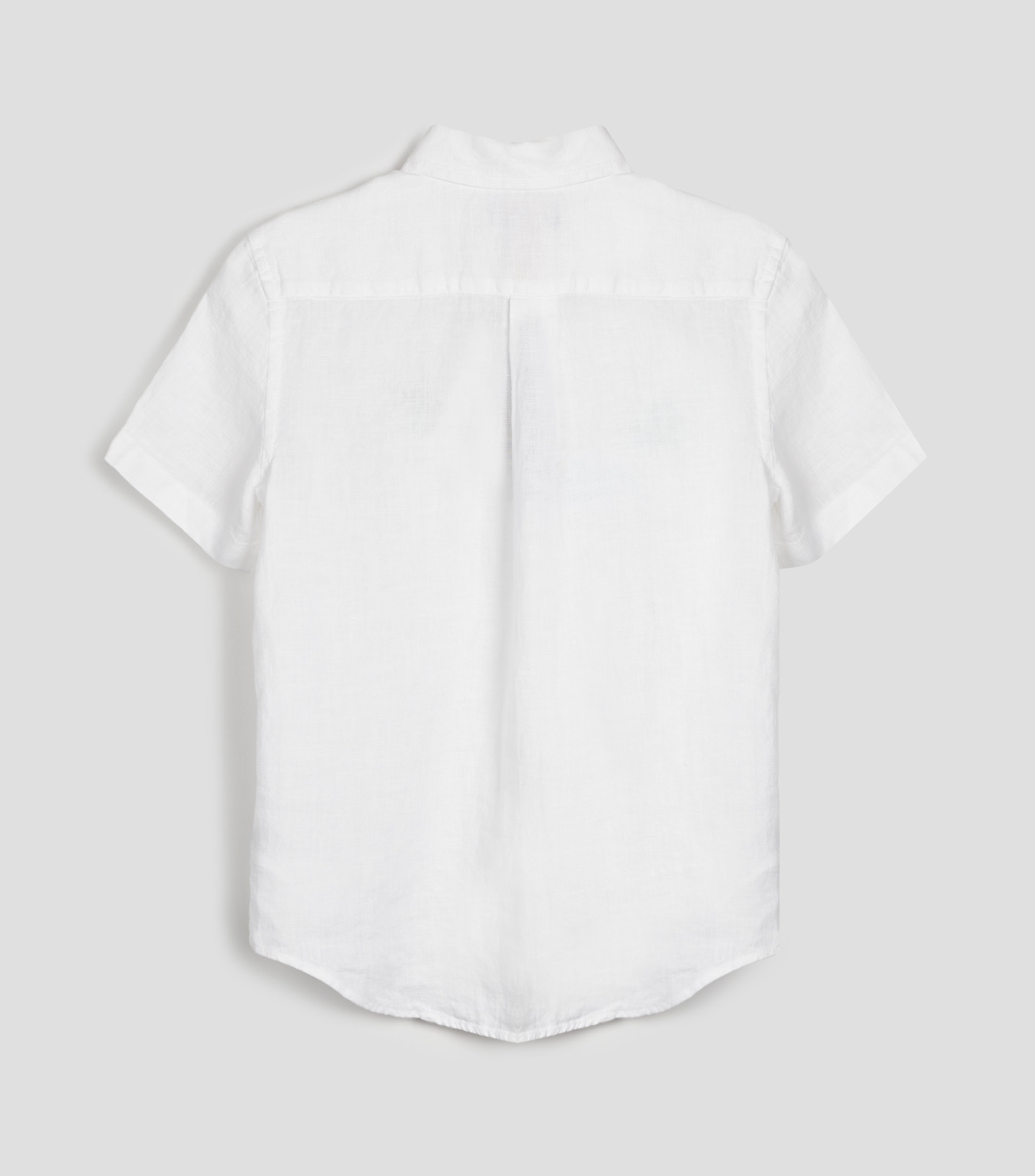 Camisa lisa manga corta Niño