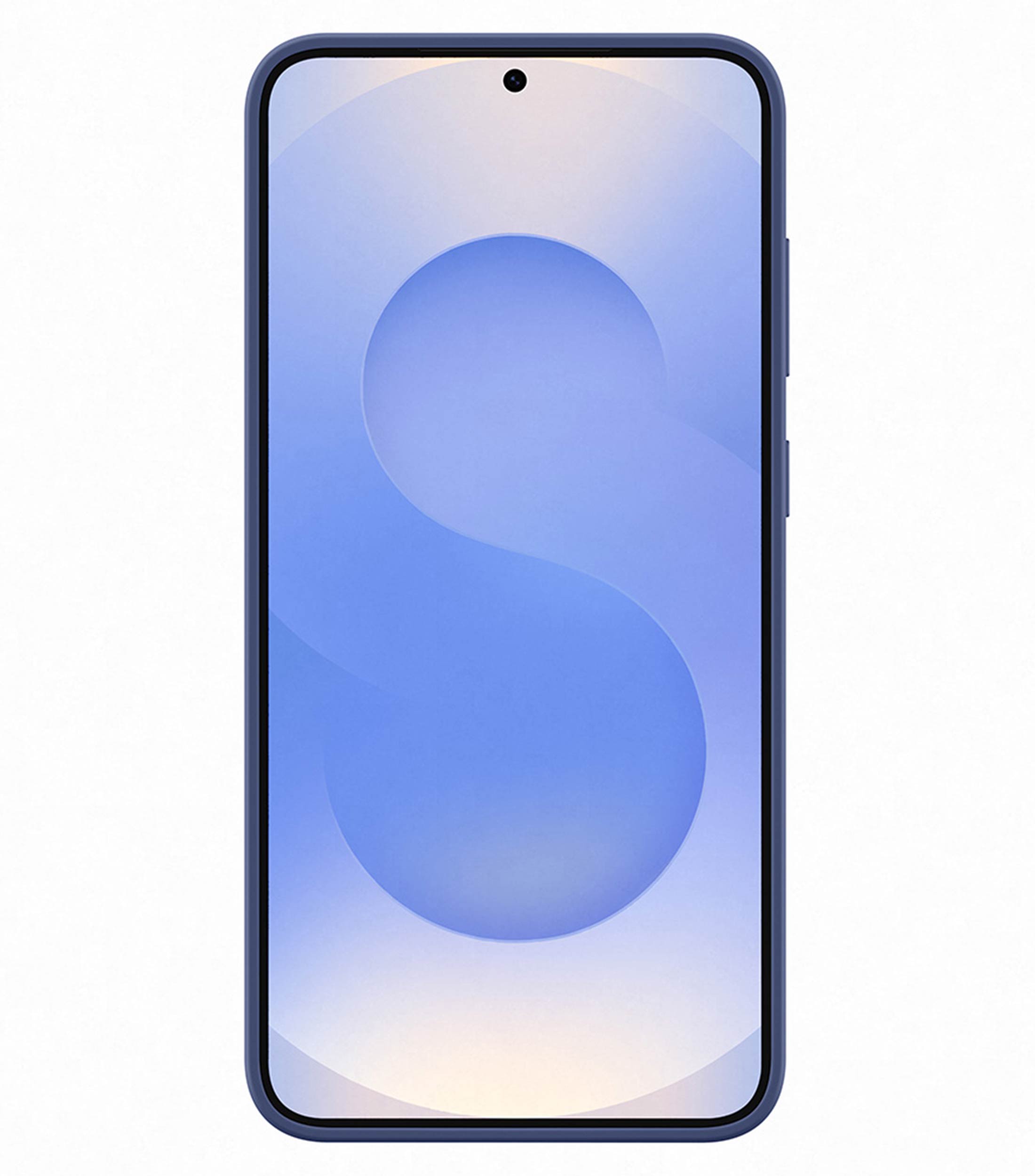 Funda para Galaxy S25 Plus en Silicona Azul