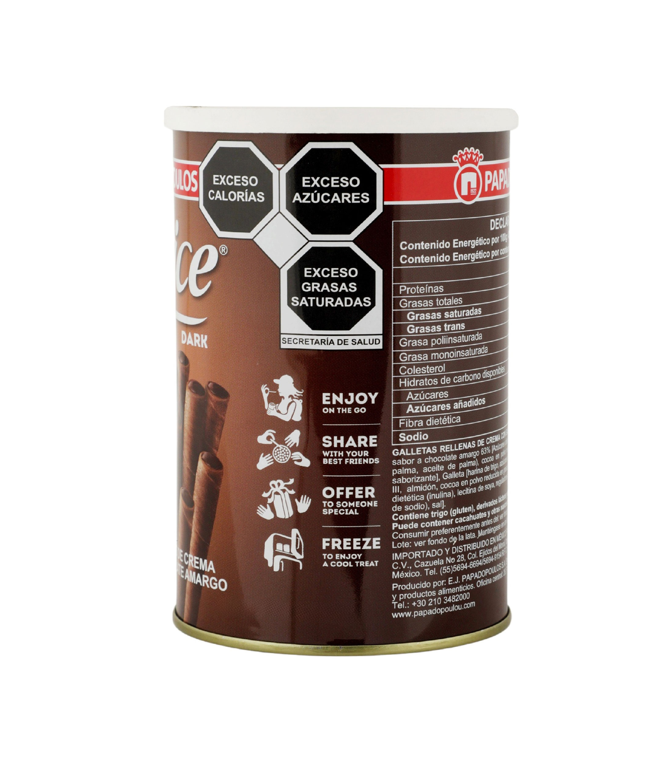 Galleta rellena Chocoamargo, 250 g