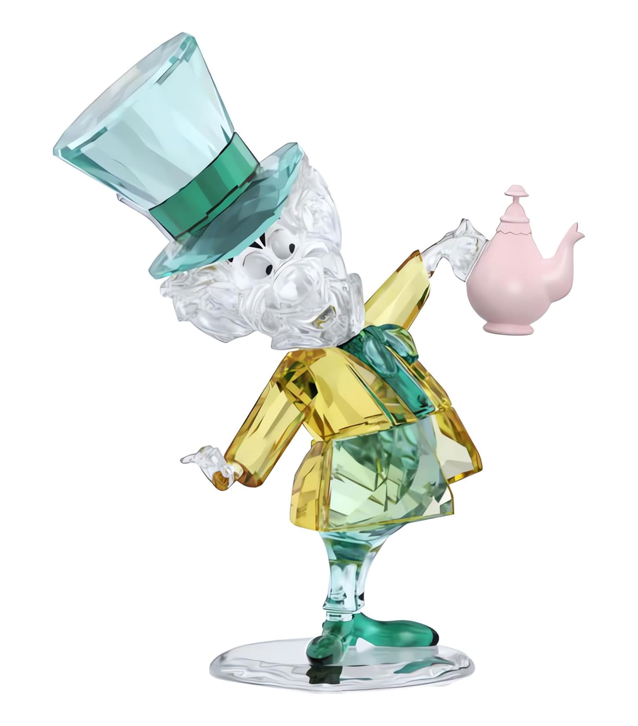 Figura Alice In Wonderland Mad Hatter en cristal