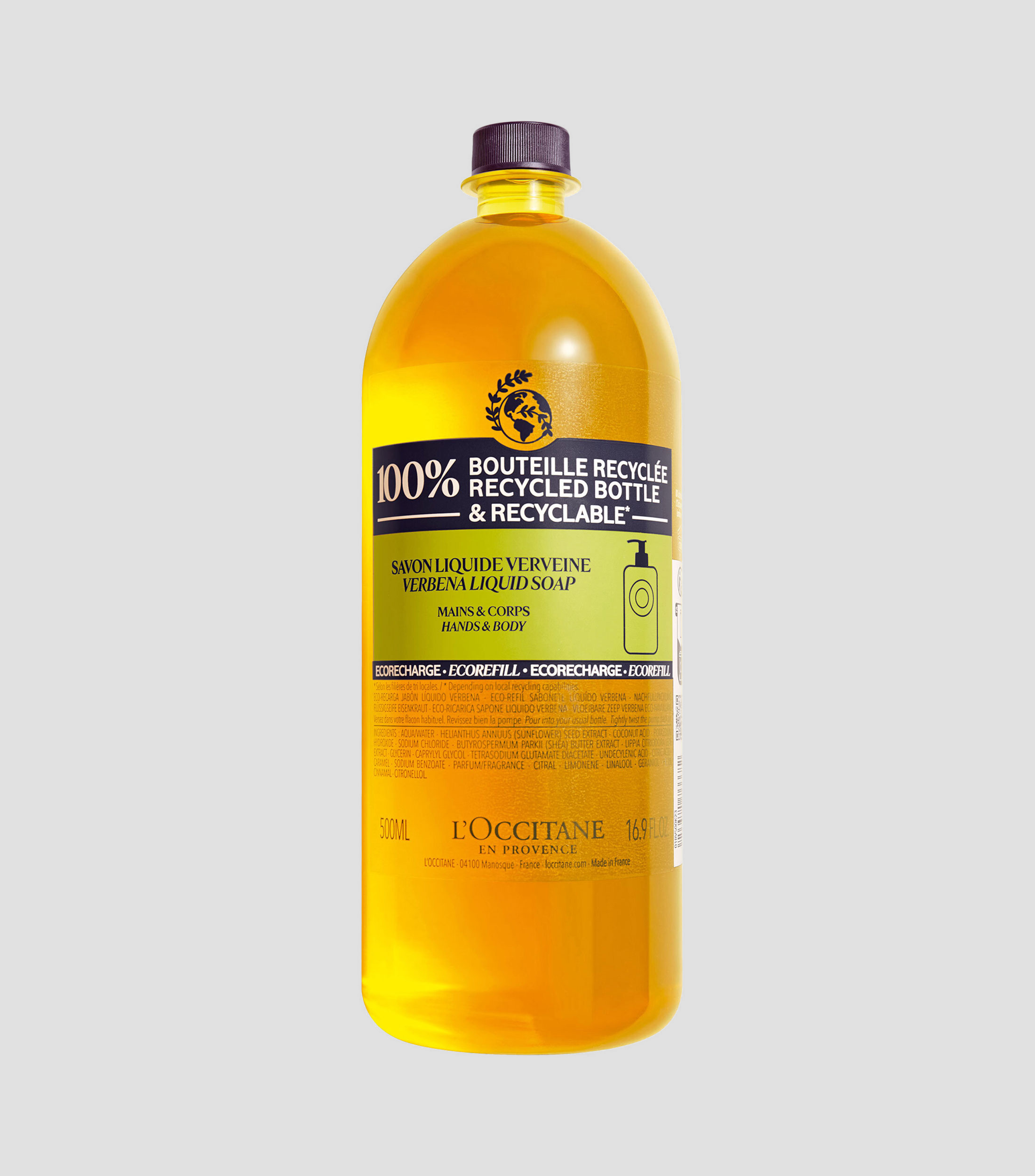 Refill jabon liquido Verveine, 500 ml