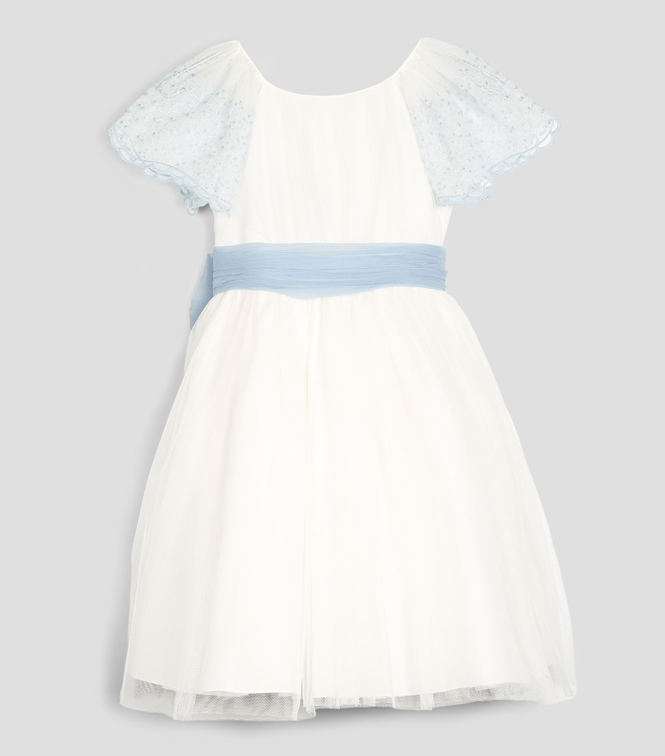 Vestido de ceremonia liso Niña