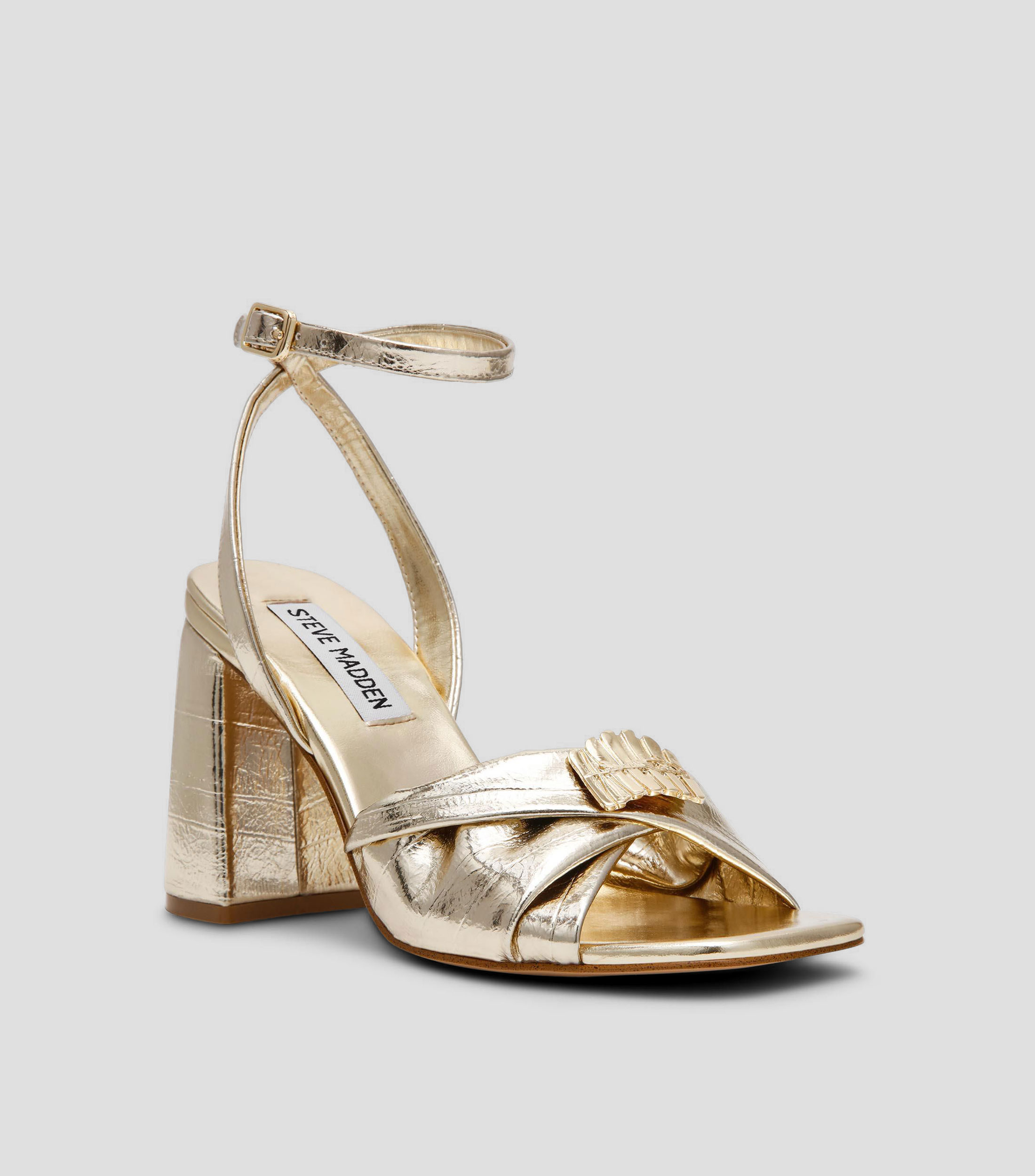 Sandalias con tacón alto y cuadrado Mujer