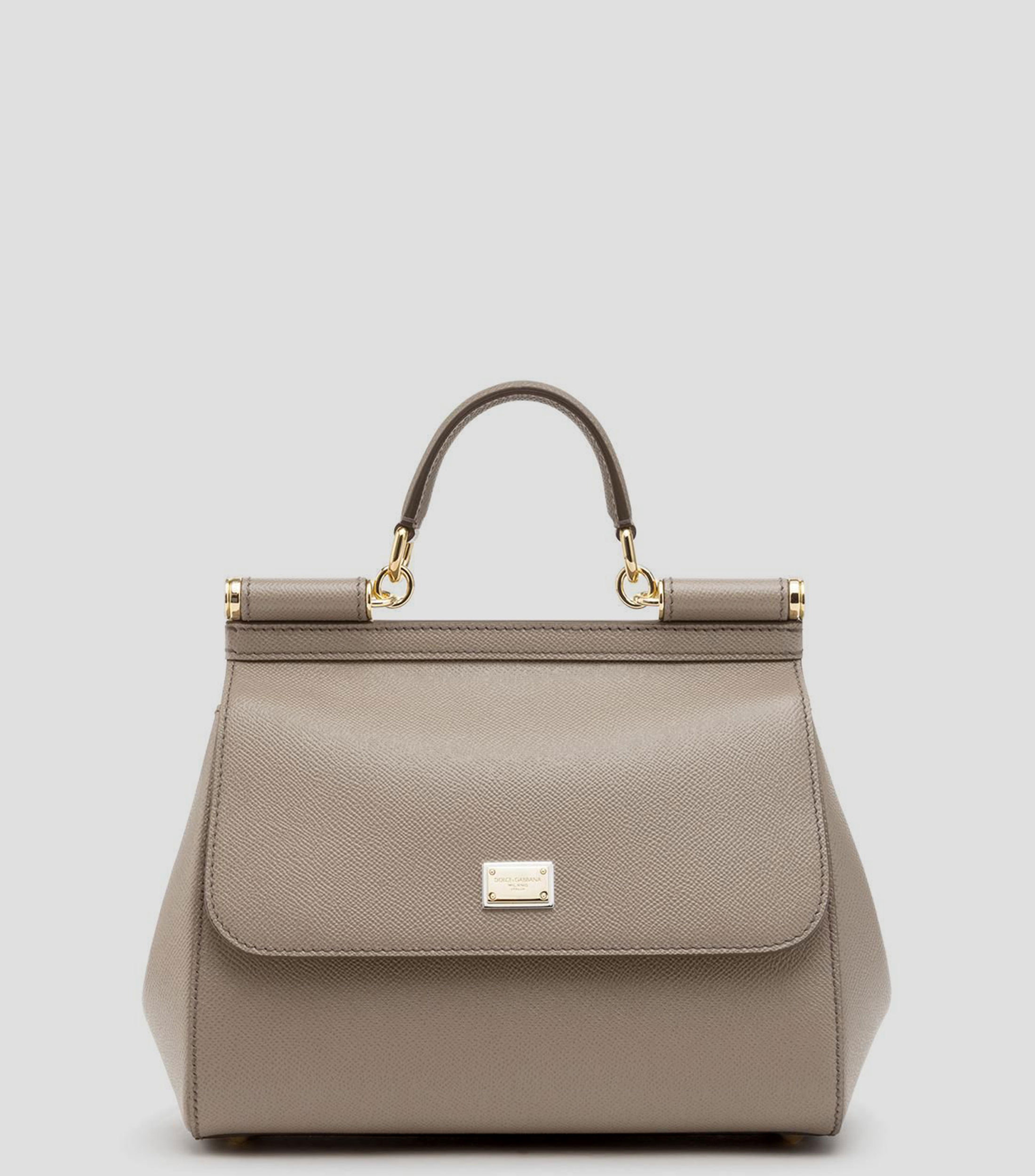 Bolsa shoulder en piel de becerro Sicily Mujer