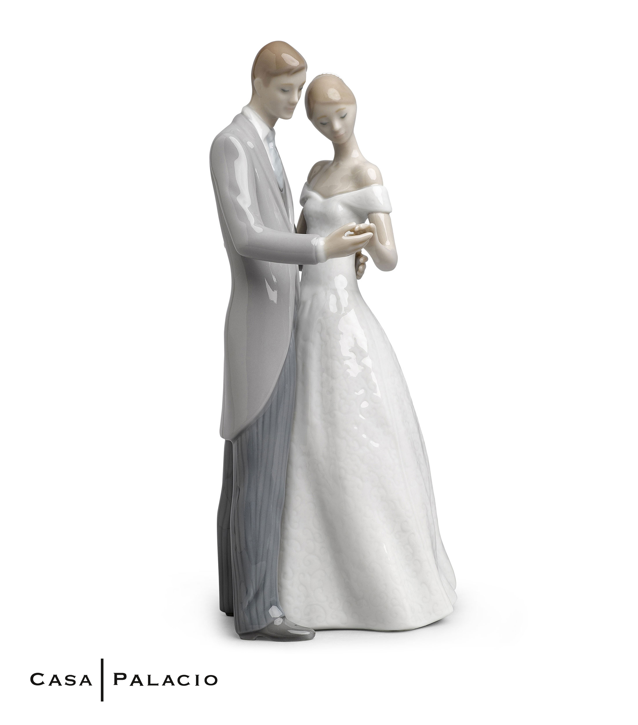 Figura Decorativa Unidos para Siempre en porcelana
