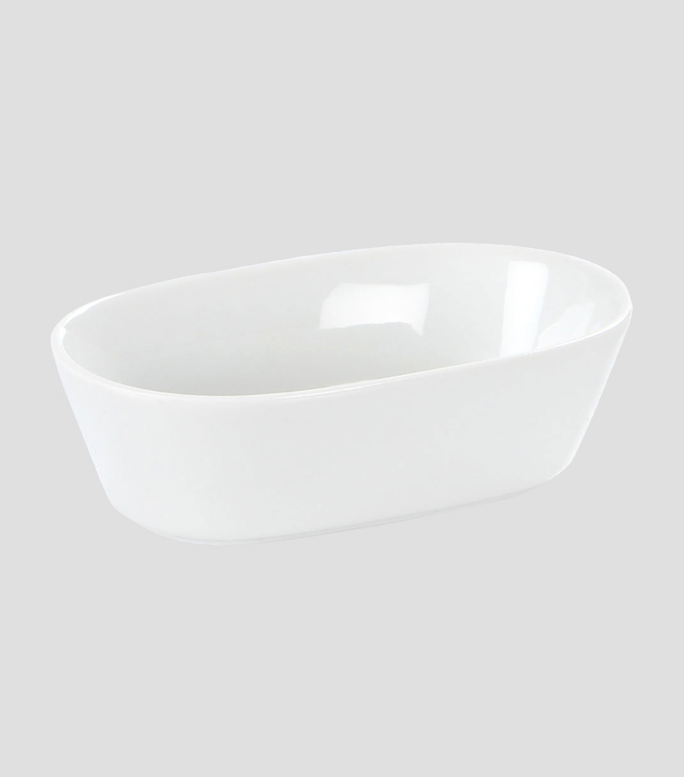 Plato hondo oval