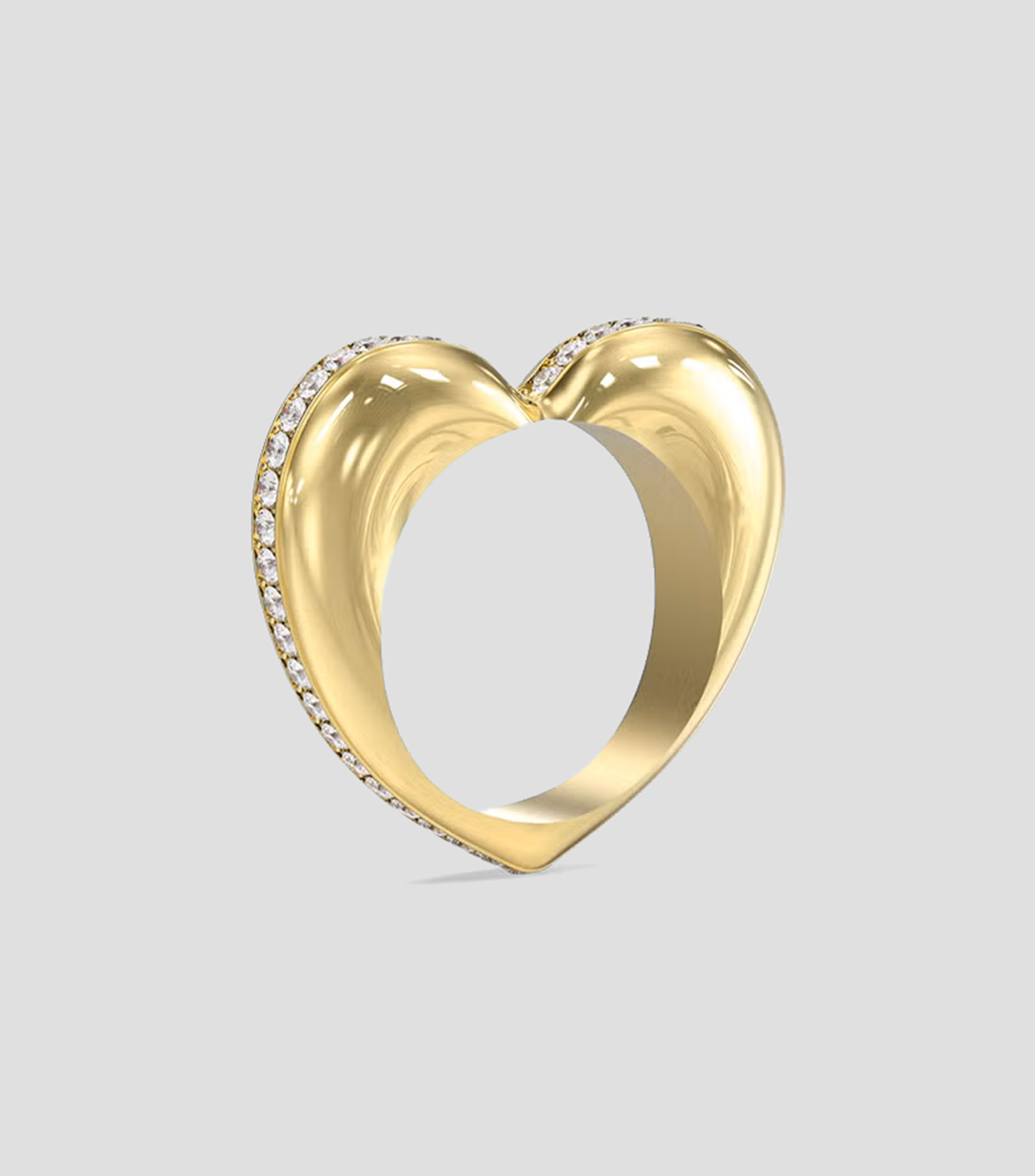 Anillo L.O.V.E. con circonitas Mujer