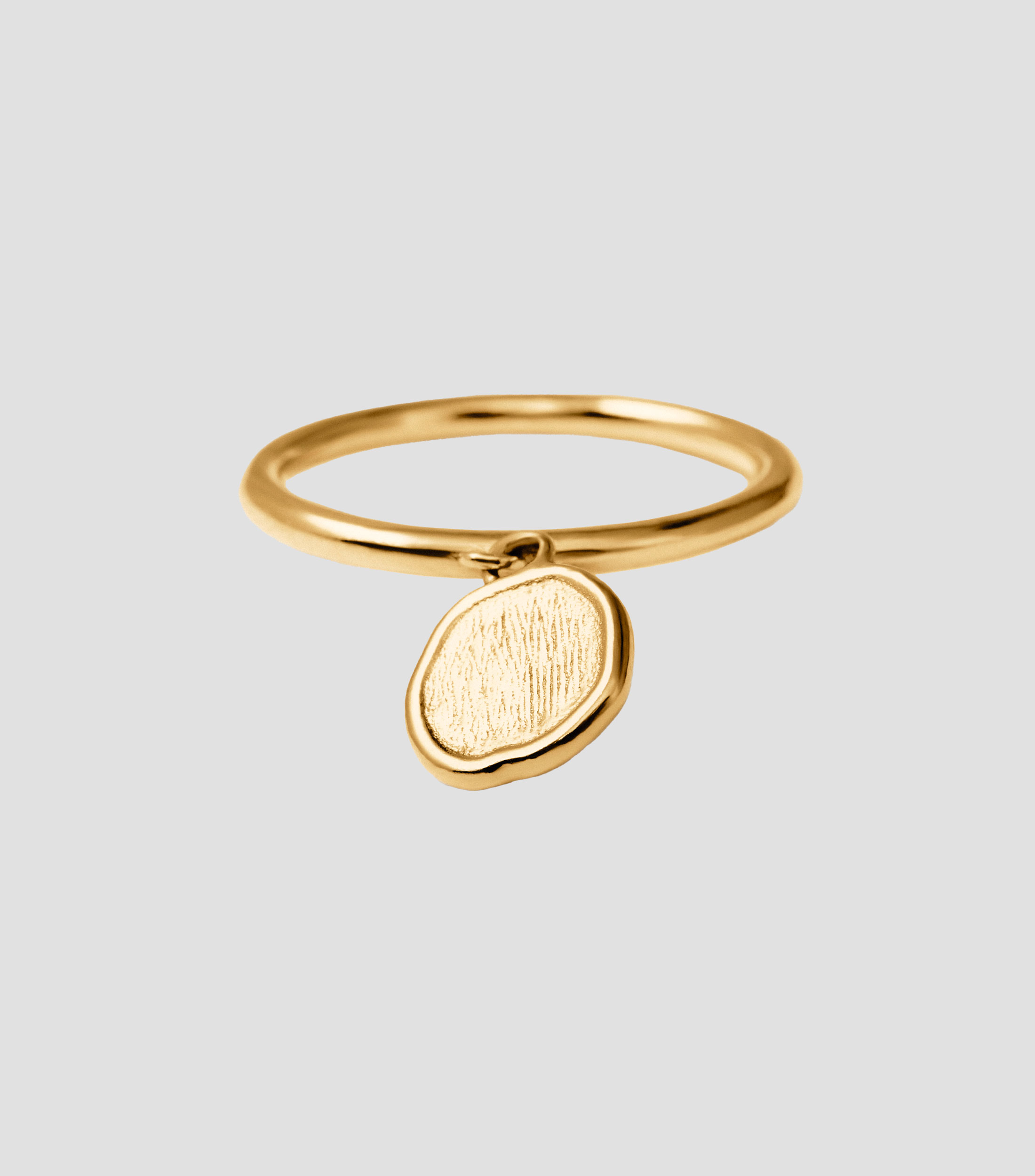 Anillo con motivo colgante Mujer