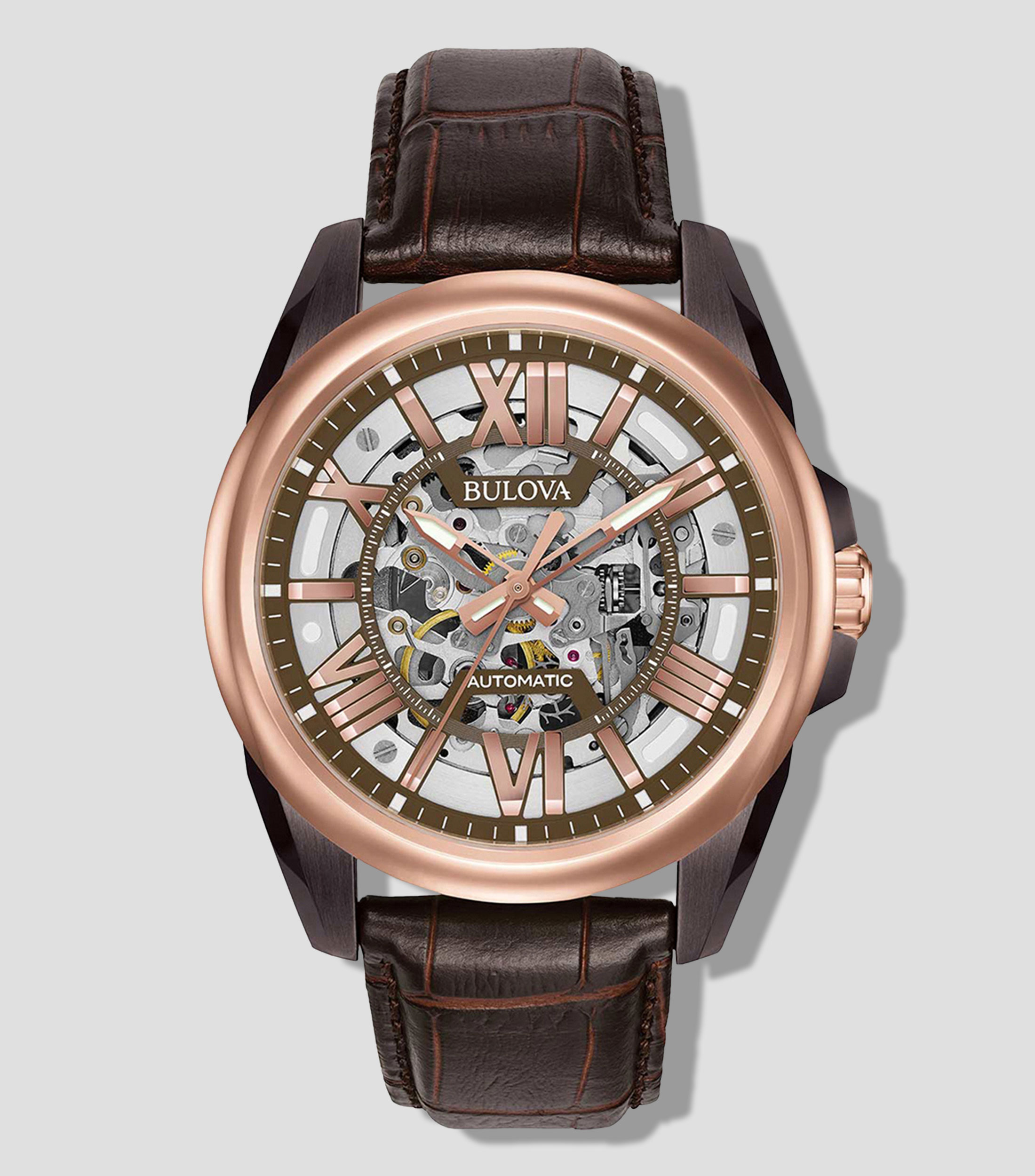 Reloj para Hombre Sutton Casual, Cafe, Oro rosa