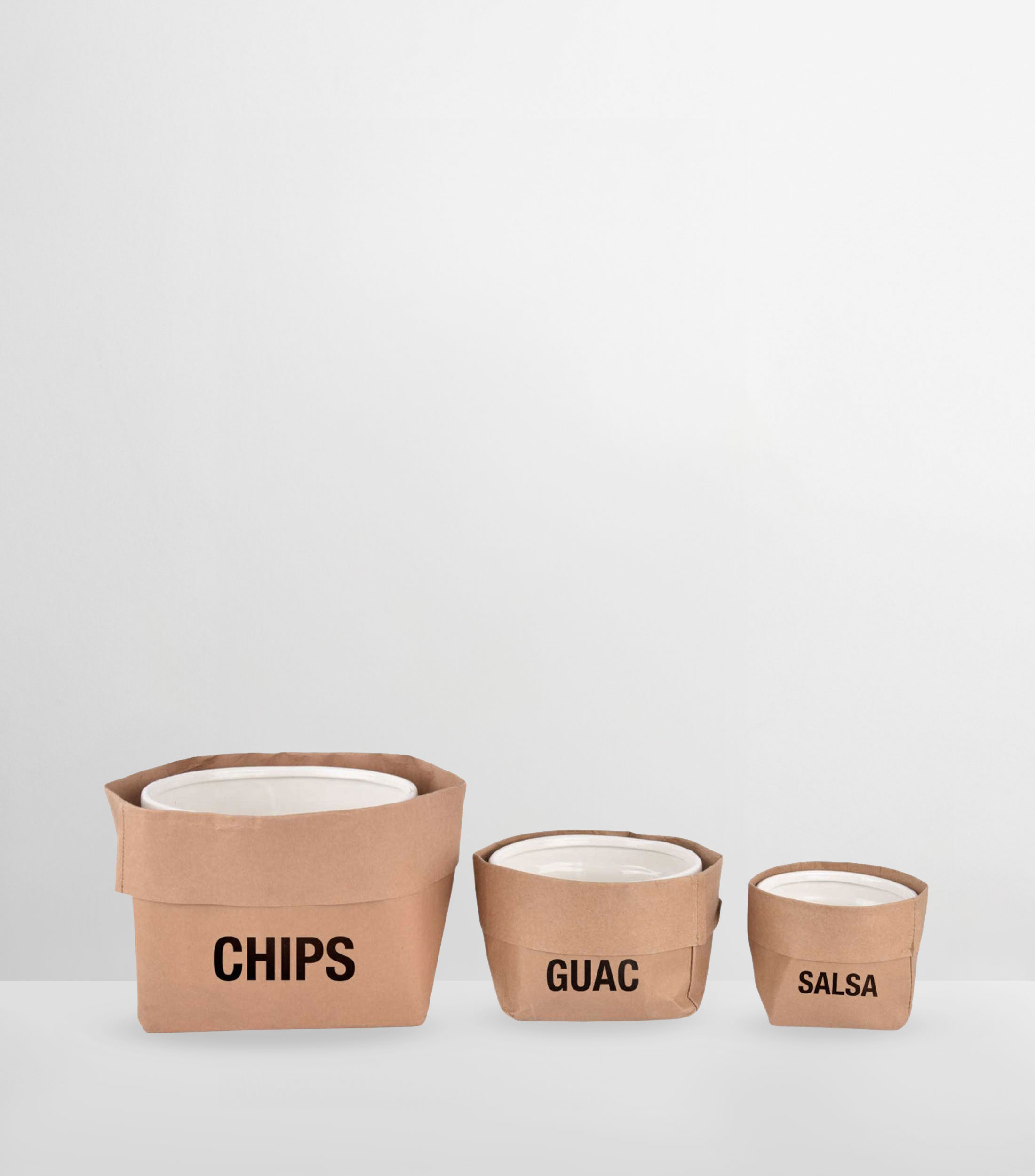 Set de 3 Botaneros y 3 Bolsas