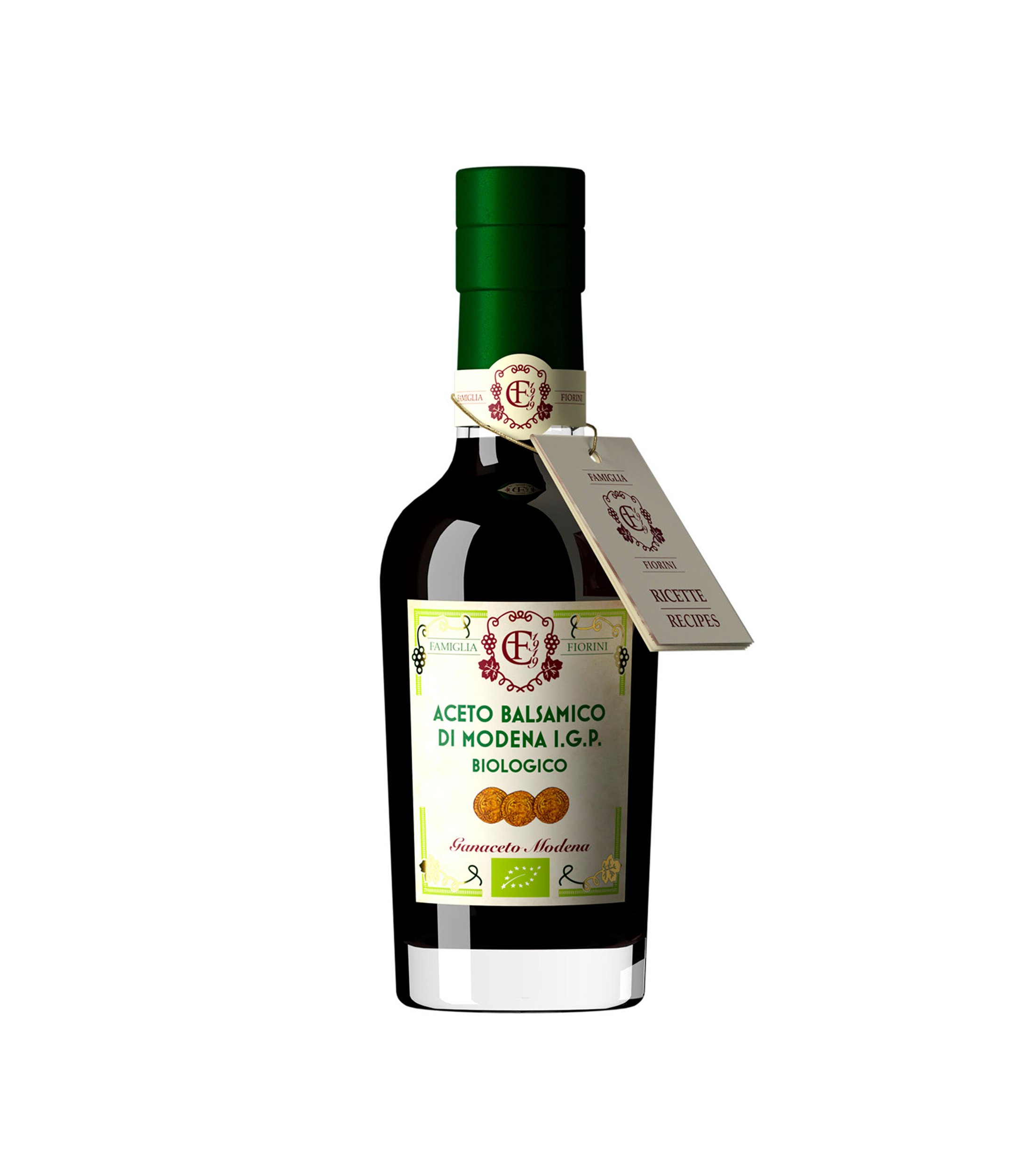 Famiglia Fiorini Vinagre Balsmico Orgnico de moderna IGP, 250 ml - El ...