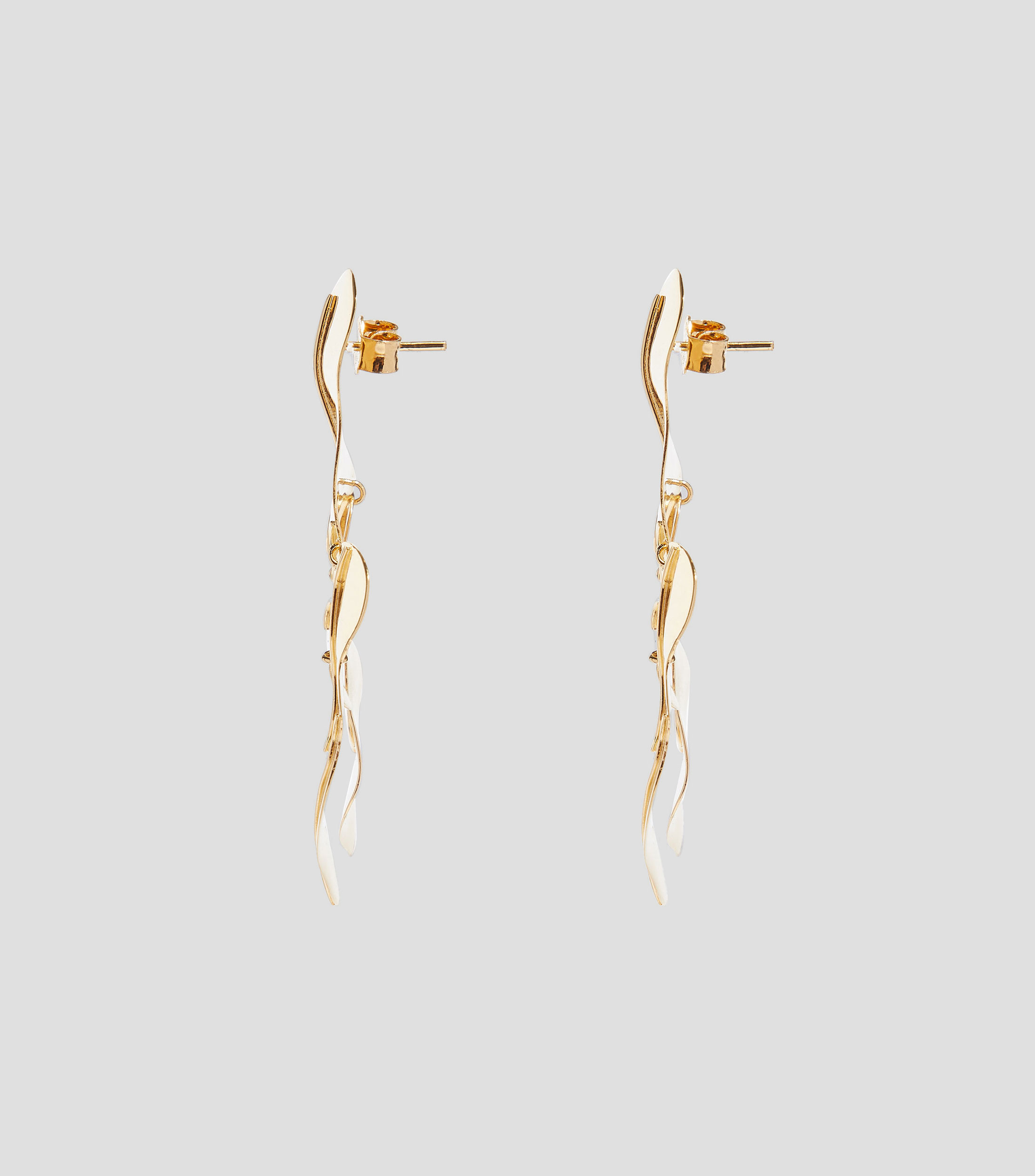 Aretes en plata Tronco Corteza Mujer
