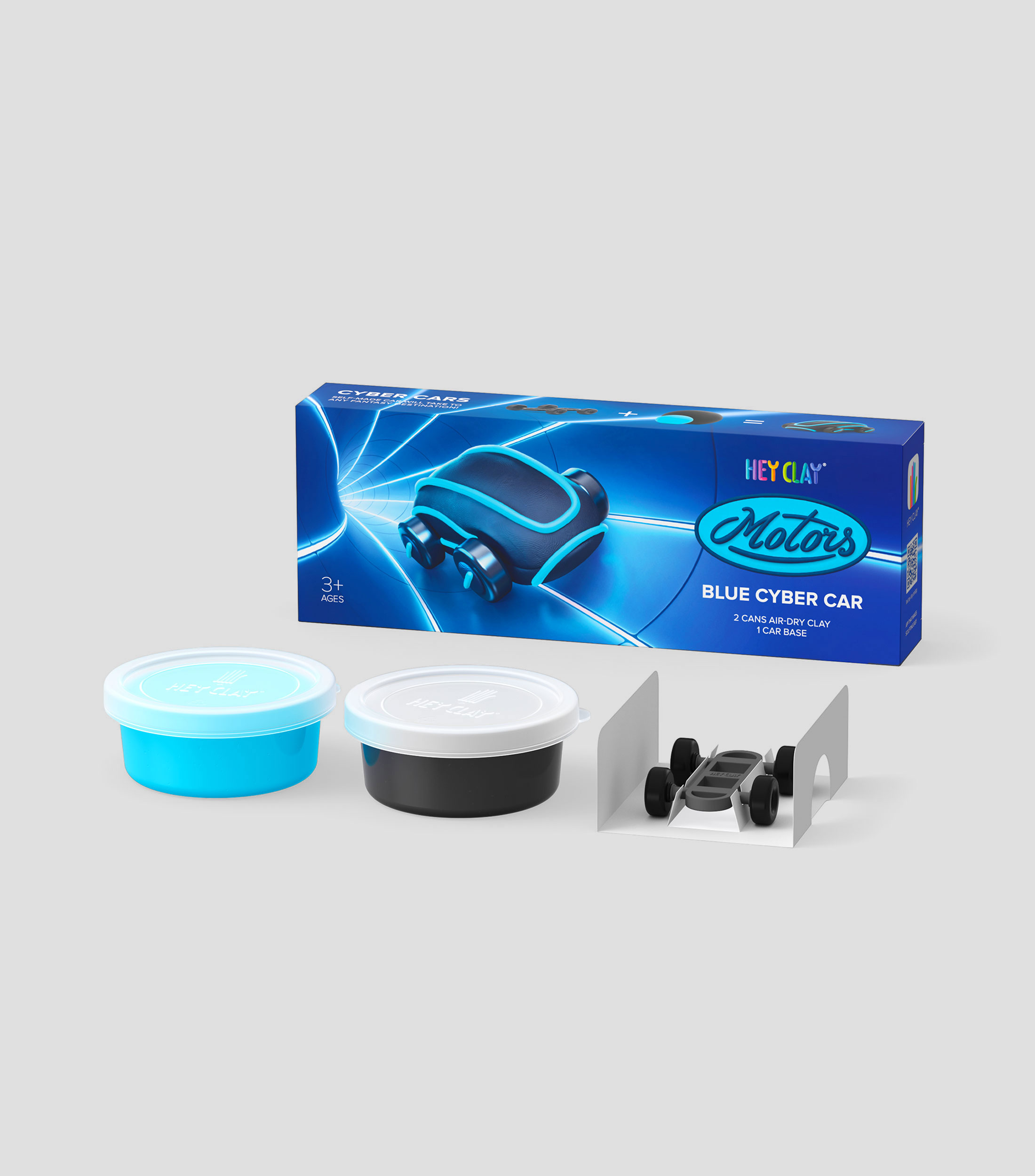 Blue Cyber Car, serie Motors, 2 latas
