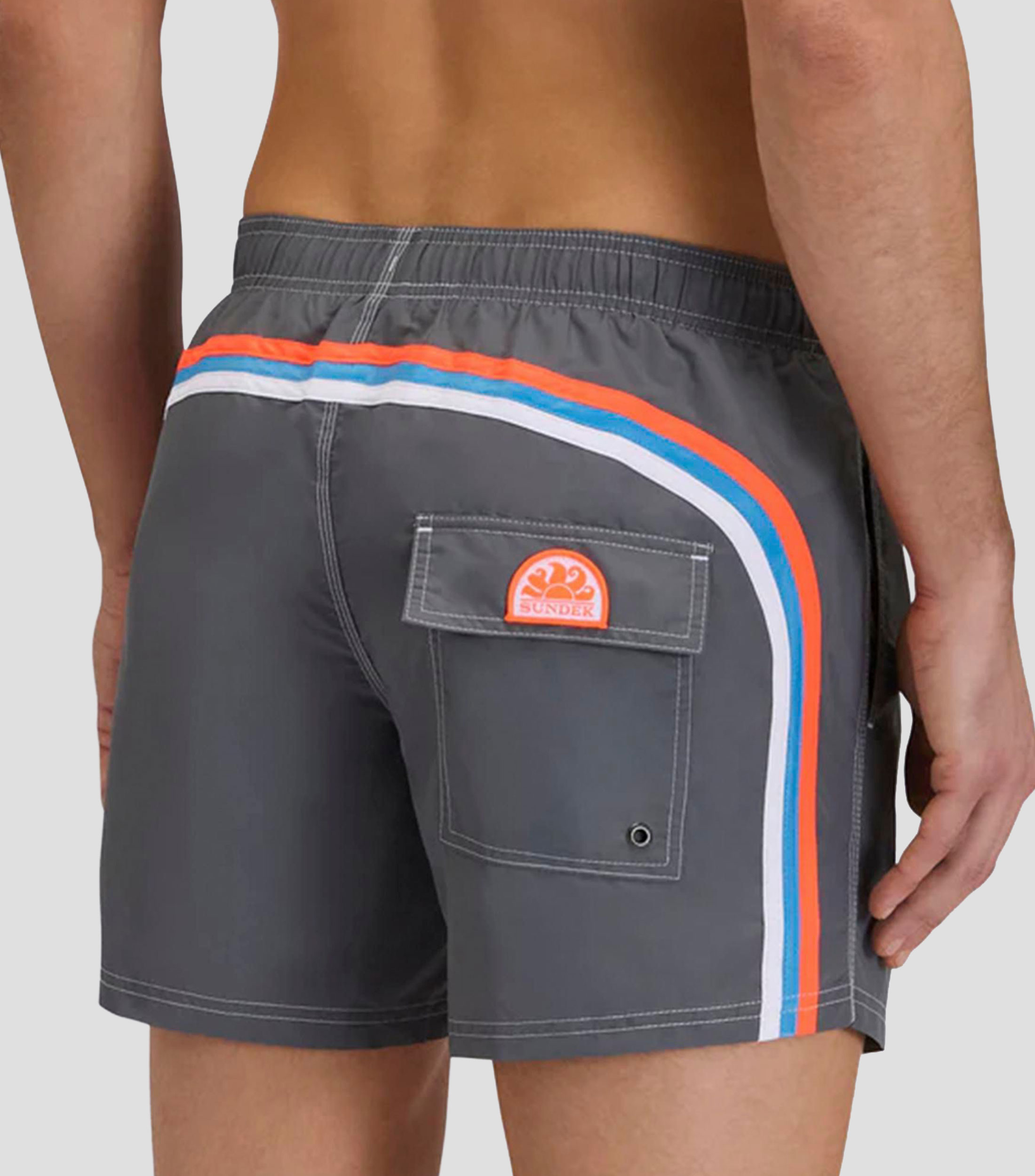 Traje de baño liso Hombre