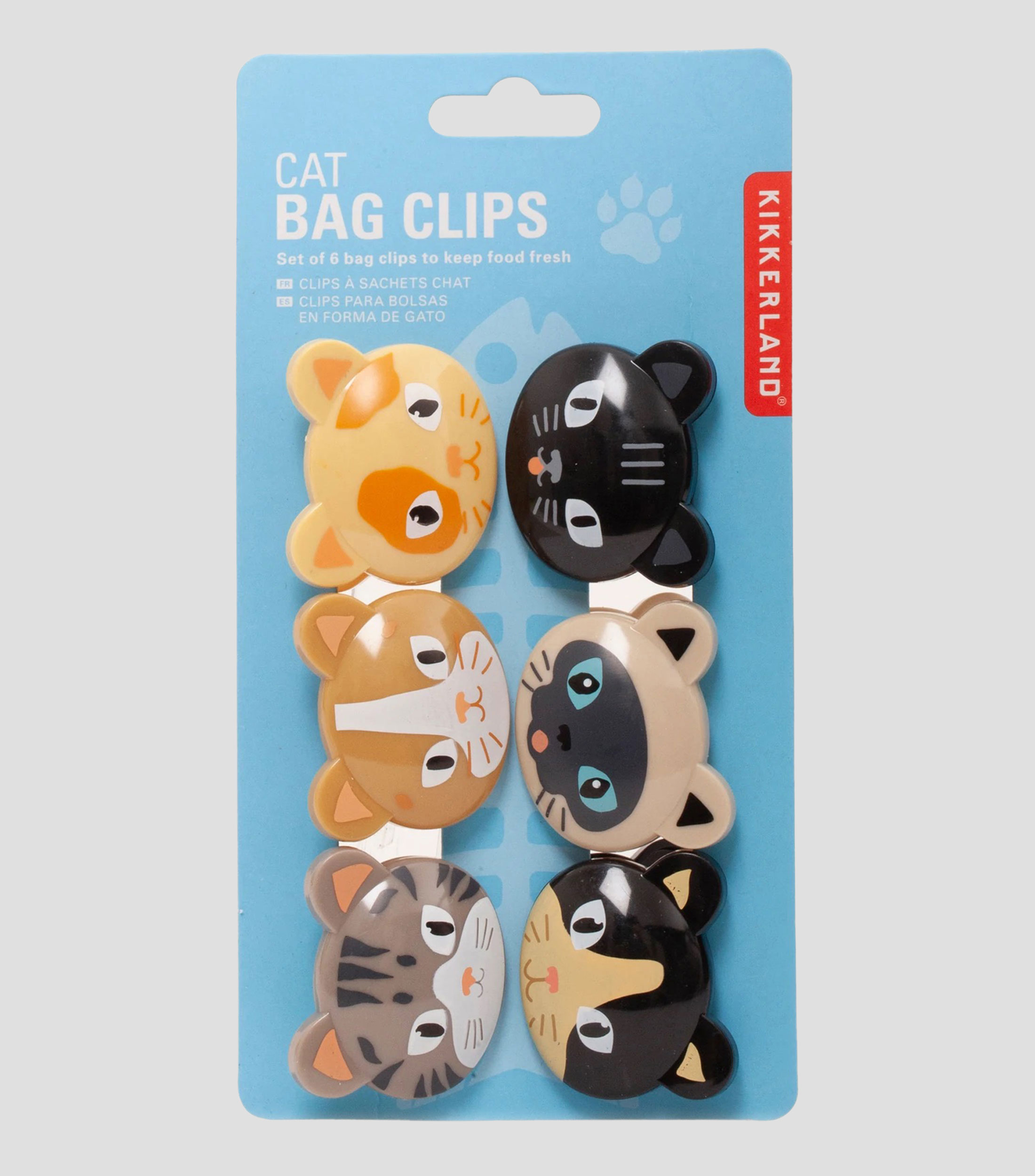 Sujetador para Bolsas Gato 6 piezas