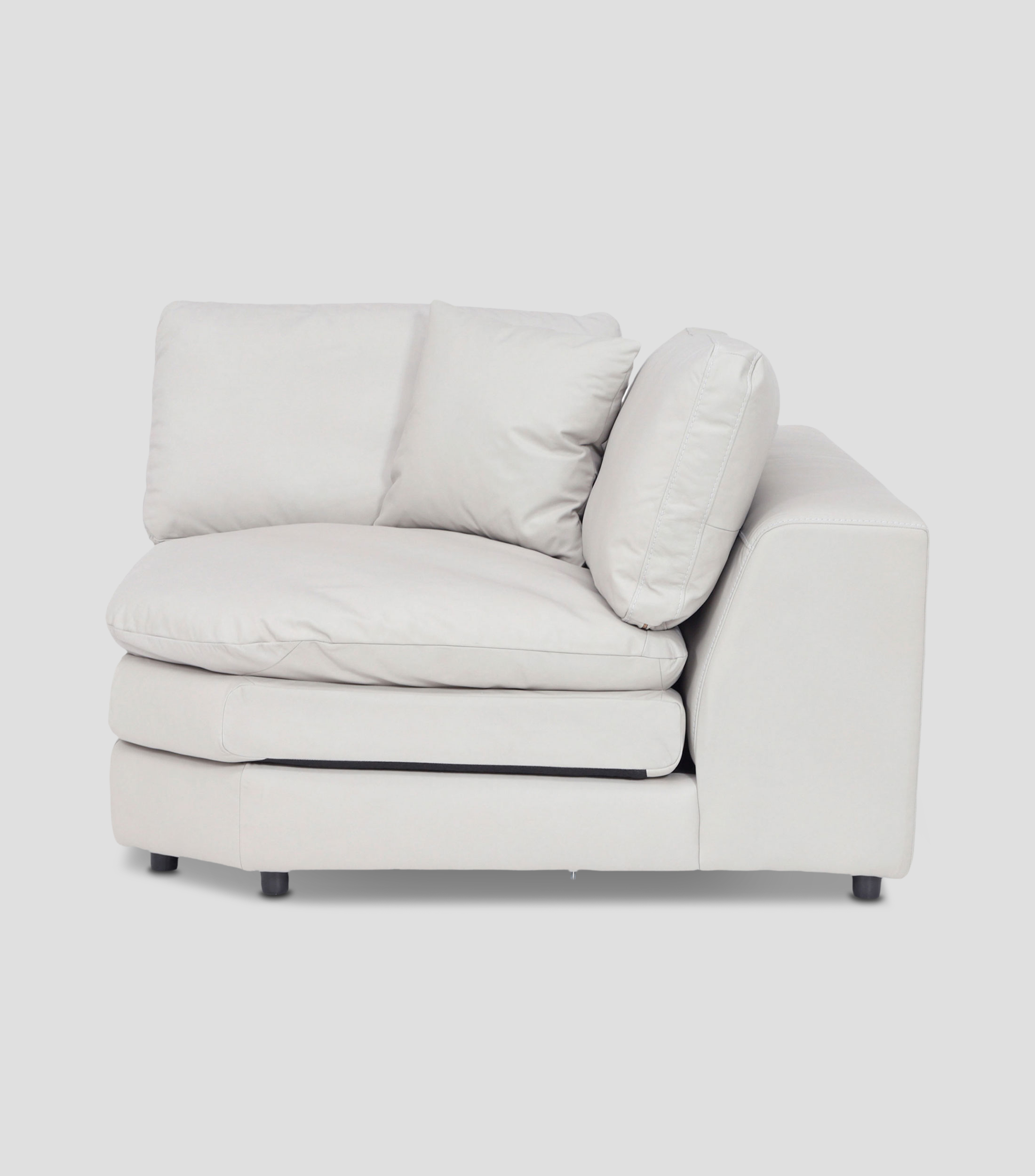 Sillón en piel Namur Diamante