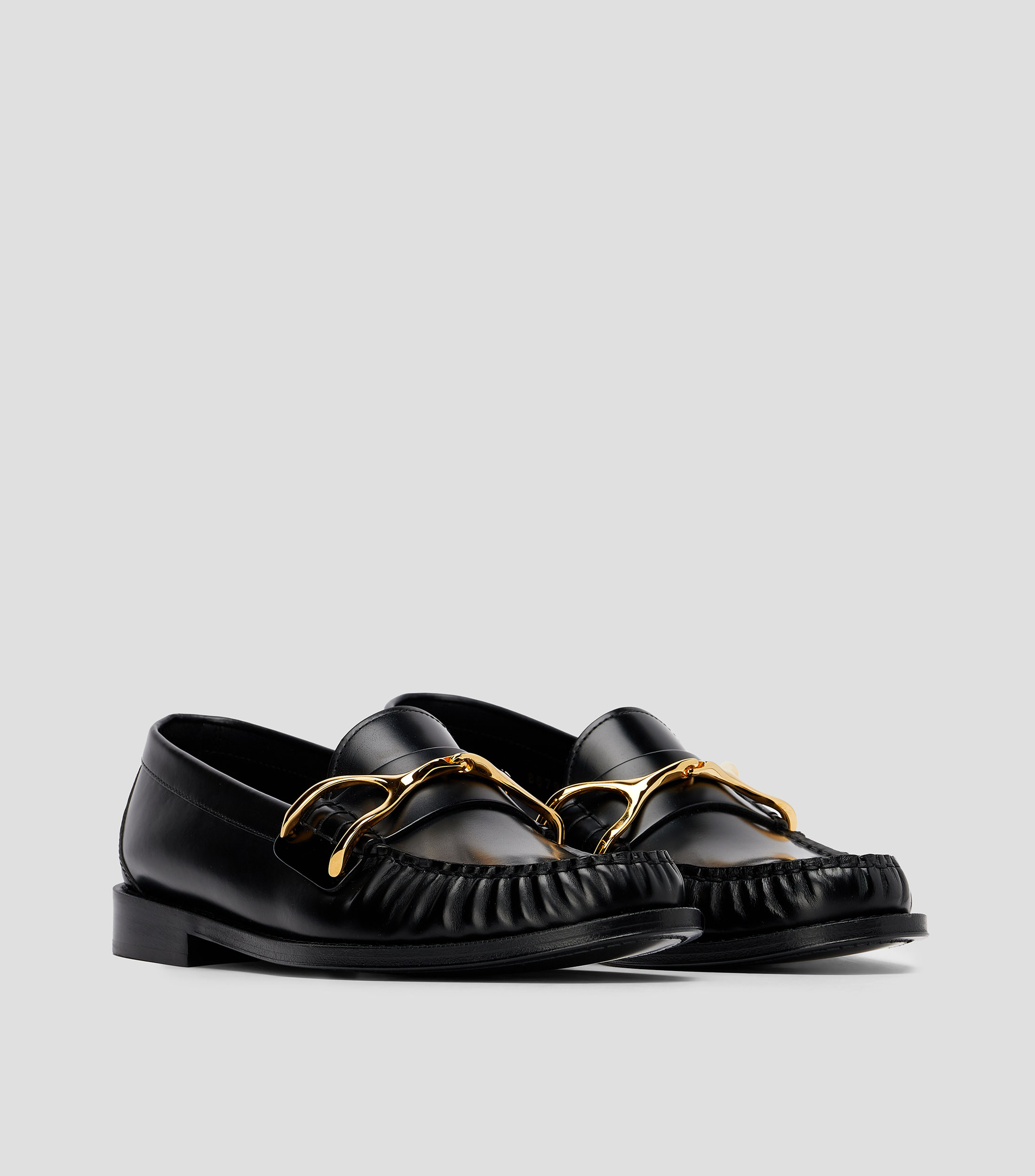 Mocasines en piel Hombre