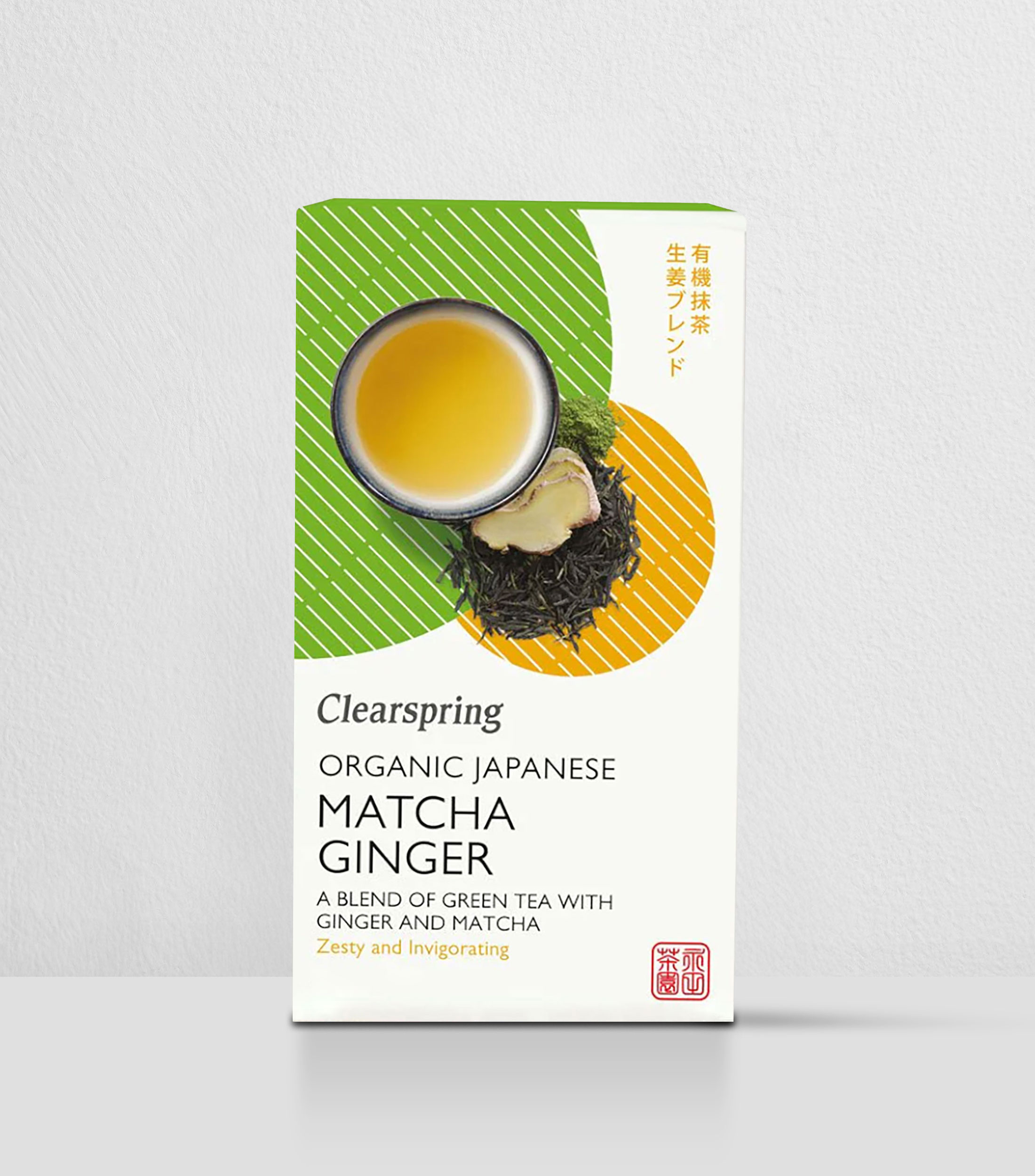 Té Verde Japonés Matcha Jengibre, 20 Sobres