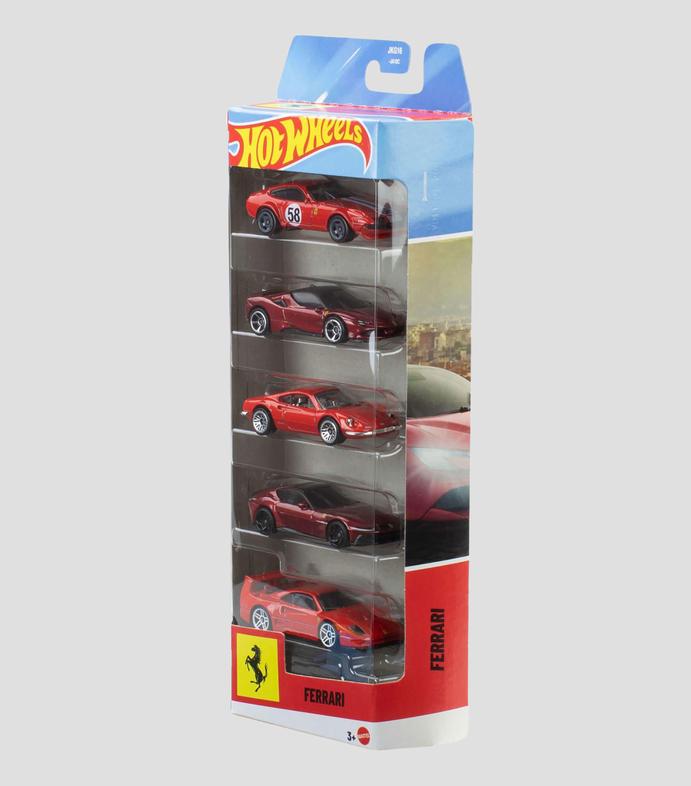 Set de 5 autos Rosso