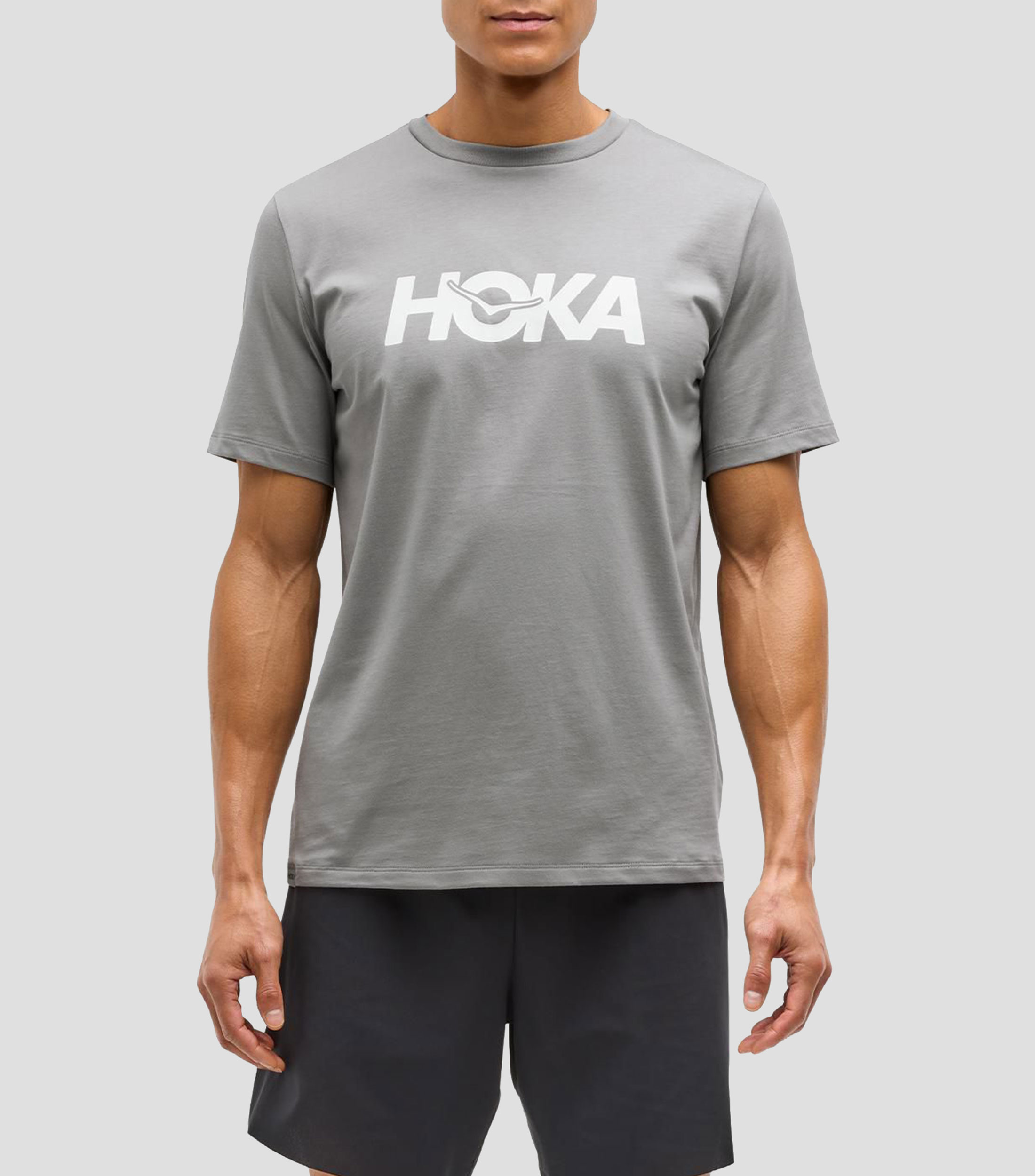 Playera cuello redondo manga corta lisa Hombre