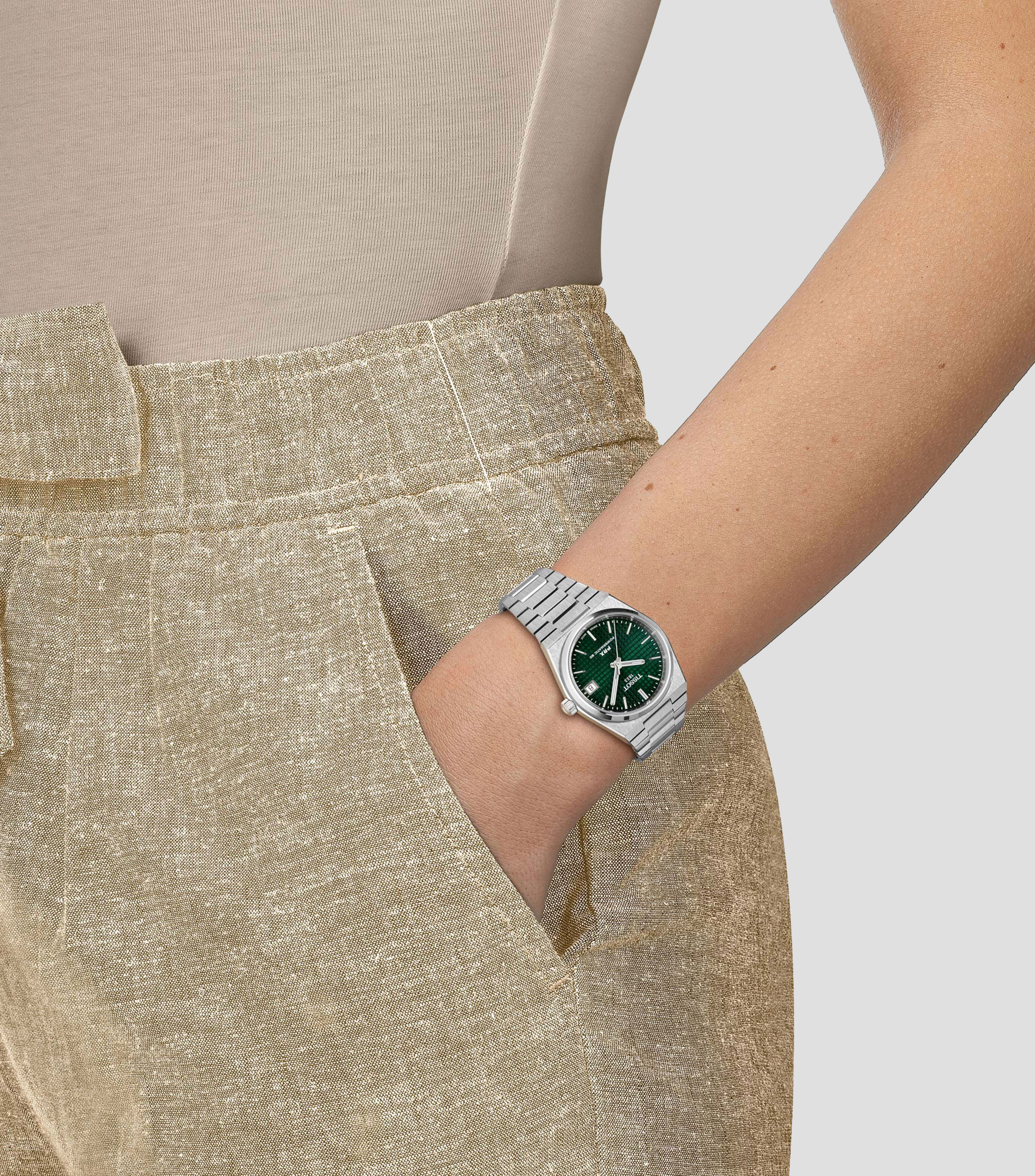 Reloj para Hombre PRX De Vestir, Plata