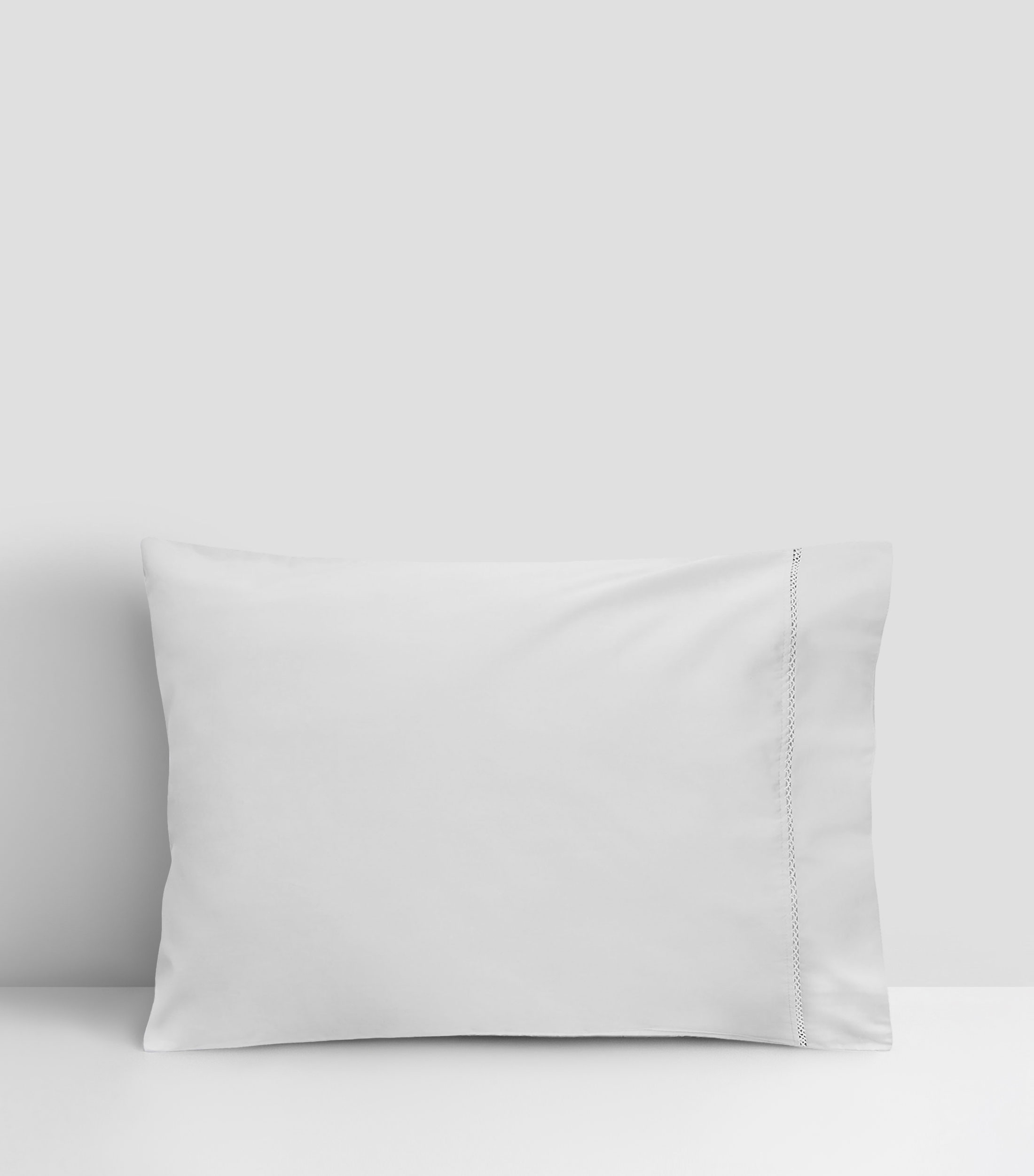 Funda decorativa para almohada Estandar Graham Blanco
