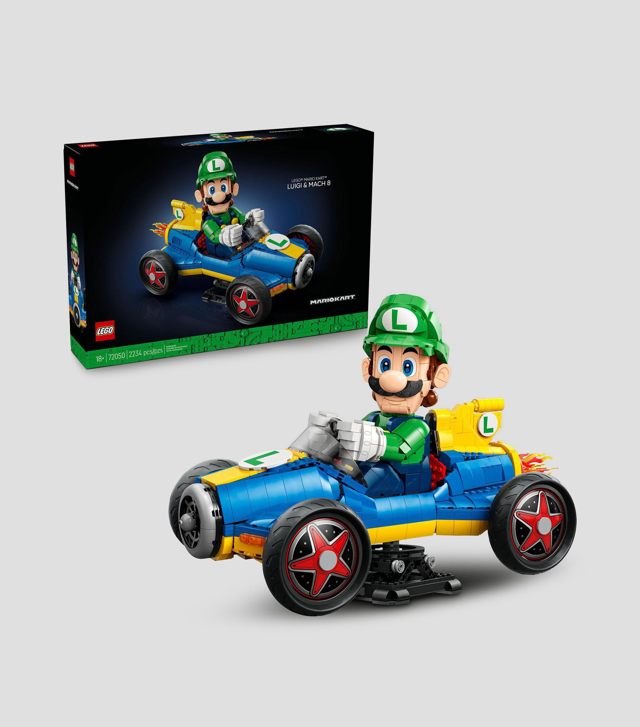Lego Super Mario Kart Luigi y Mach 8 72050
