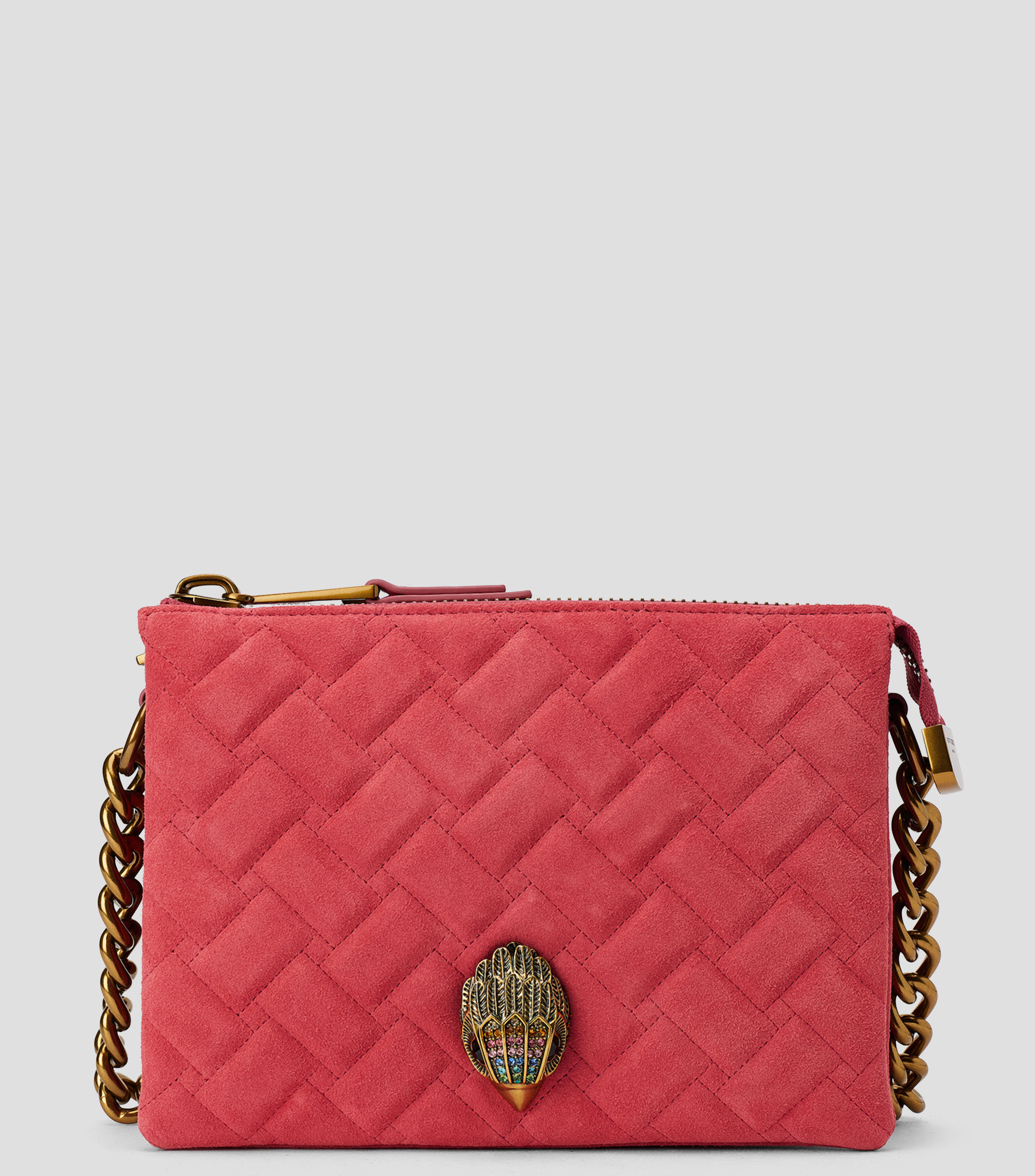 Bolsa Shoulder en piel de ovino Puff 3 lisa Mujer