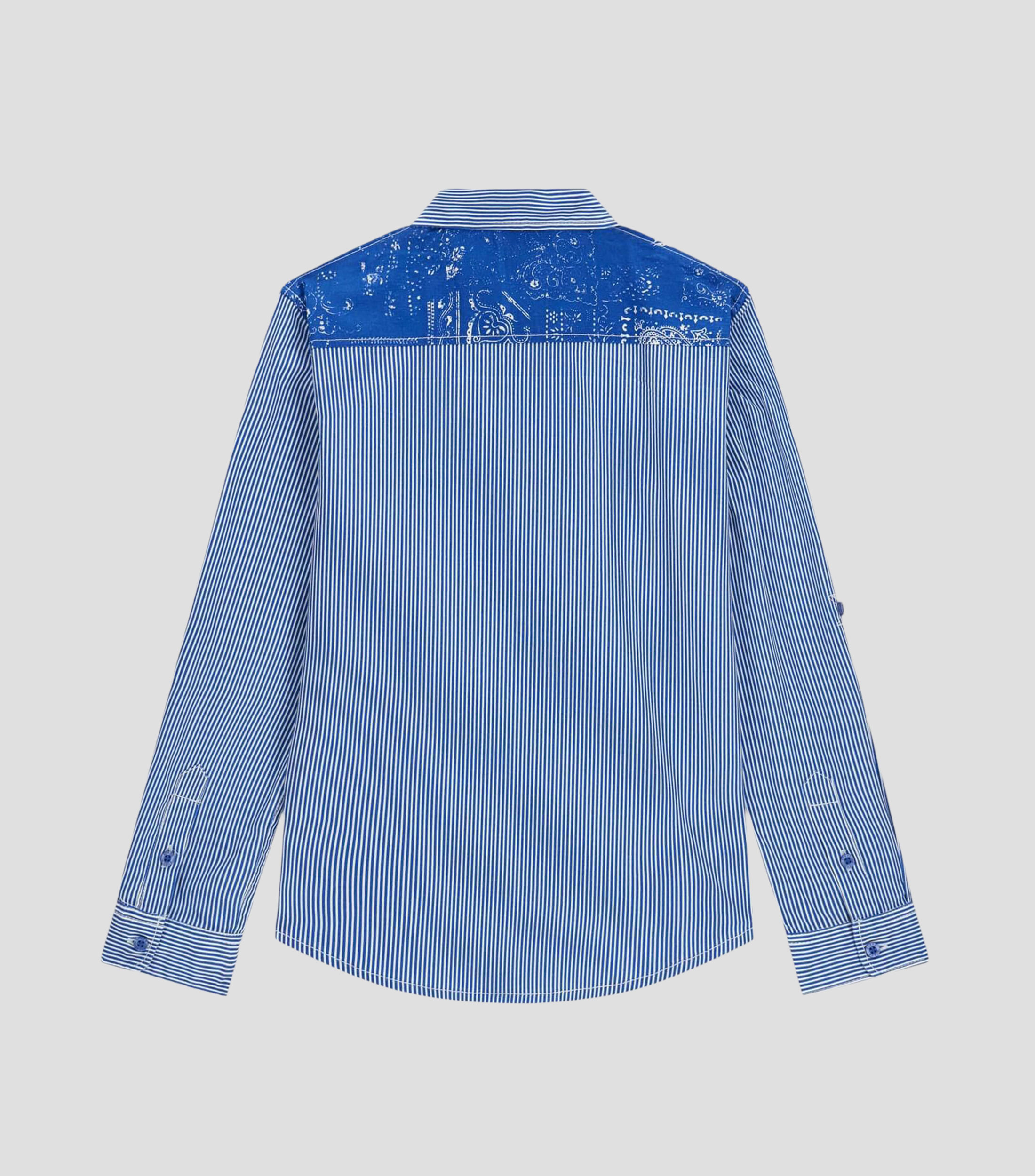 Camisa con líneas manga larga Niño