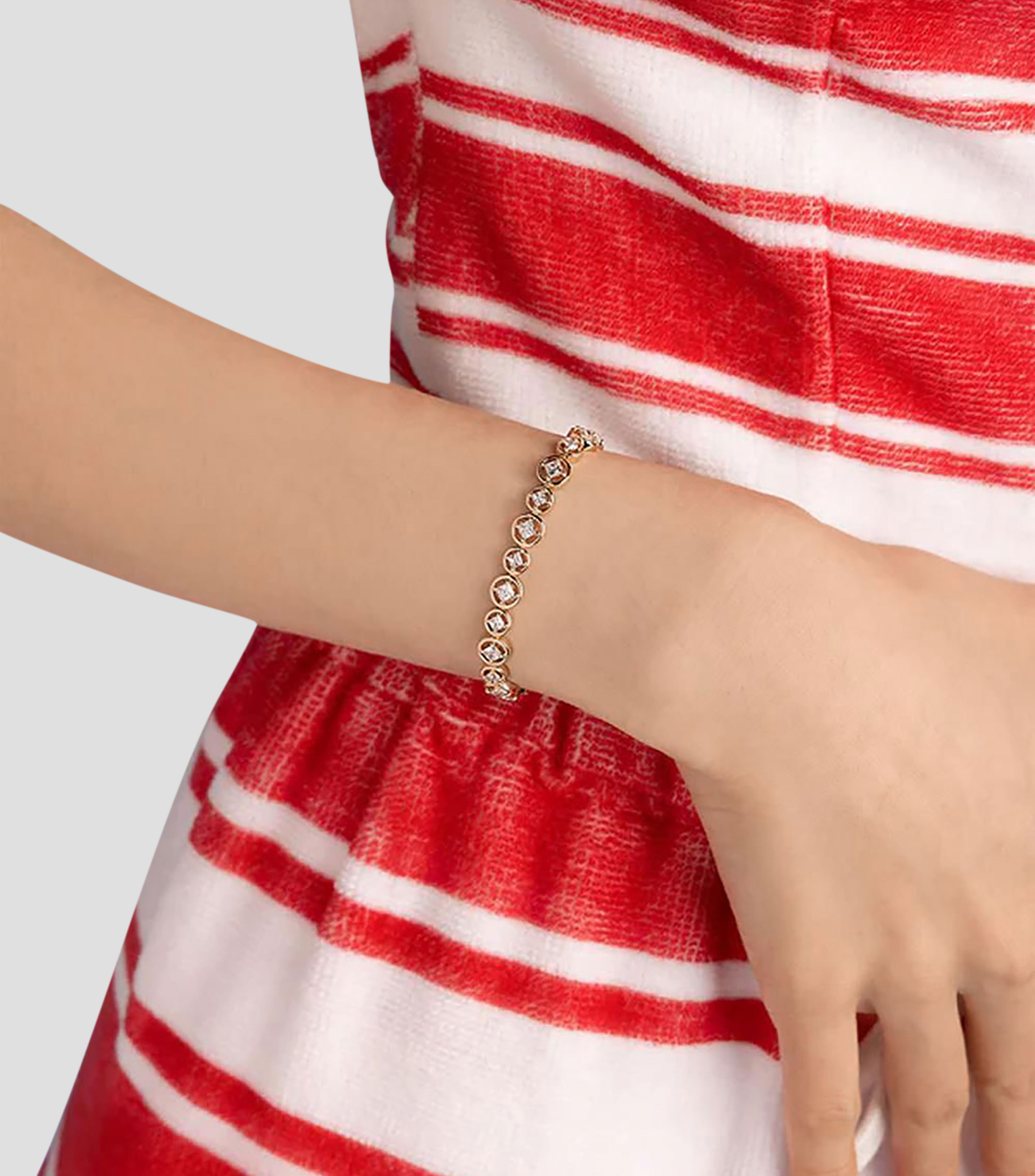 Brazalete con Circonitas Bulles d'eau Mujer