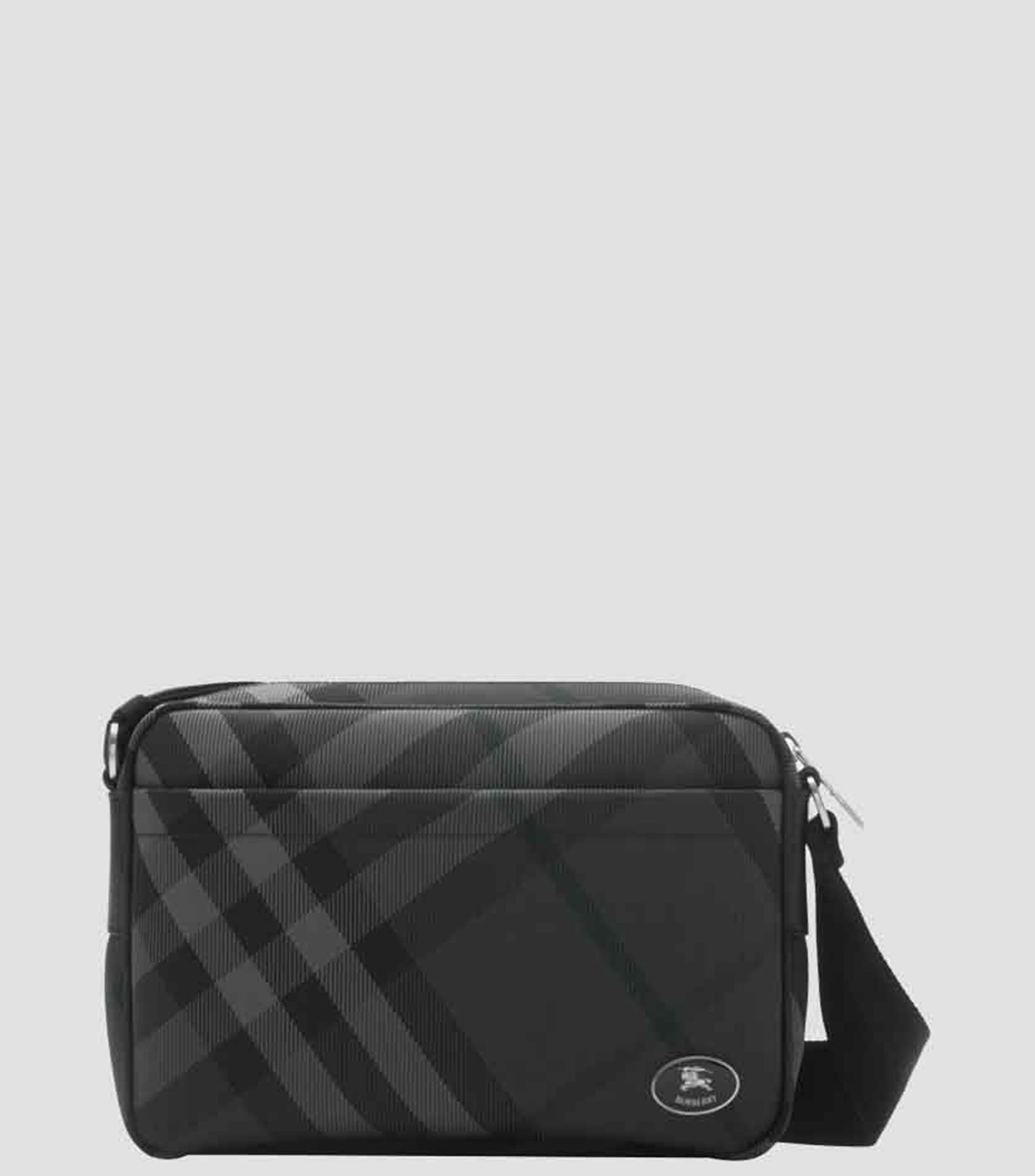 Cangurera con cuadros Grid Hombre