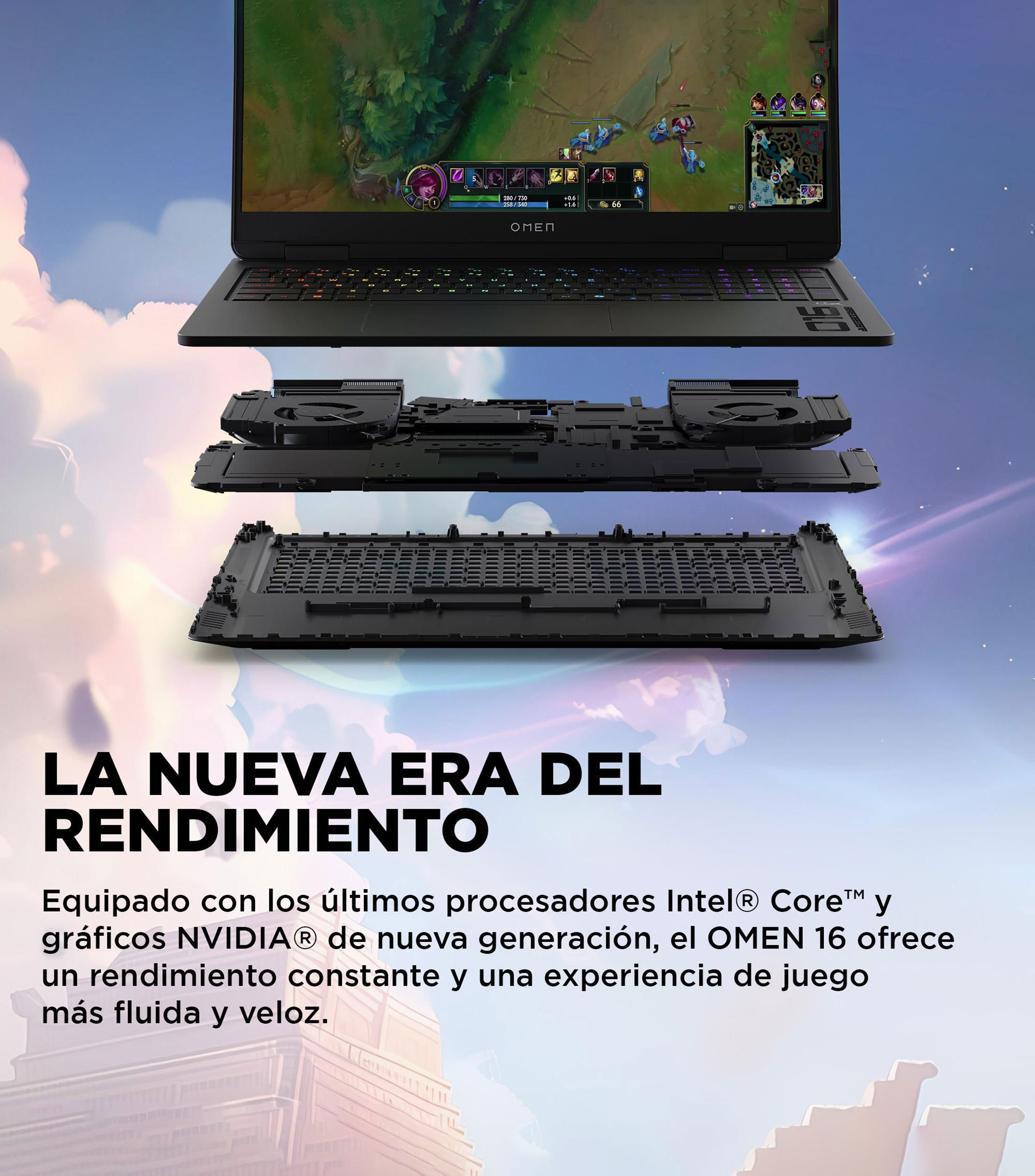 Laptop Gaming OMEN 16-am0014la, 16", NVIDIA GEFORCE RTX 5060, Intel Core i7, 16 GB RAM, 1 TB SSD