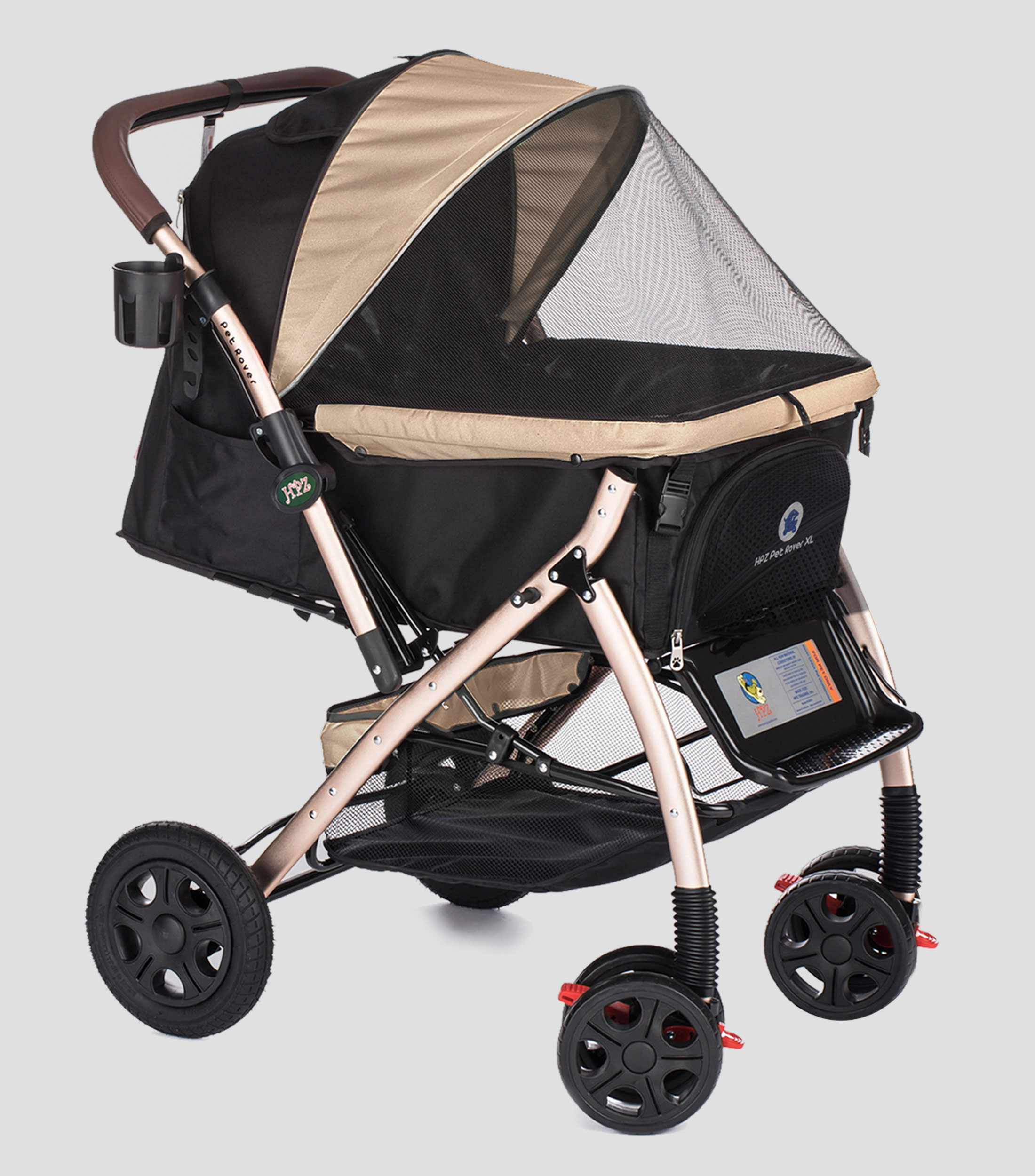 Carriola para mascota XL Taupe