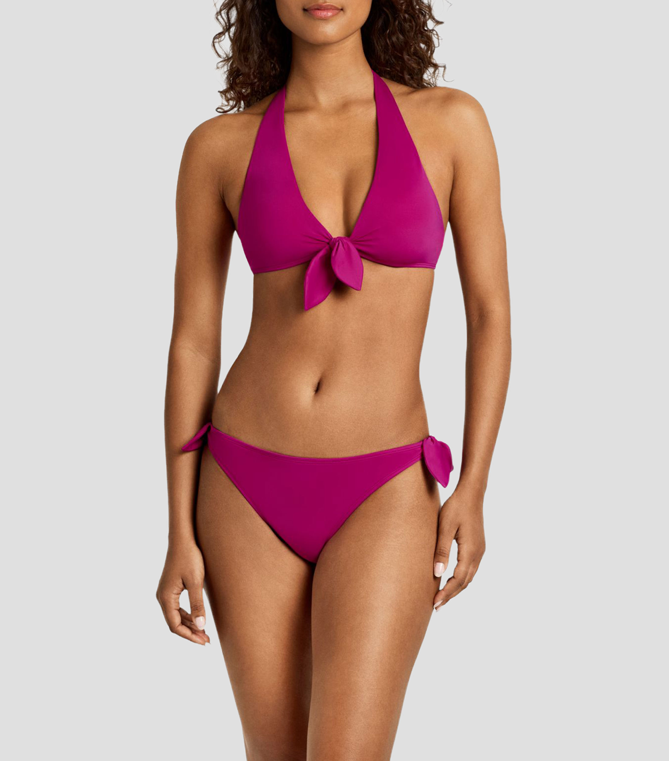 Bikini bottom sólido Mujer