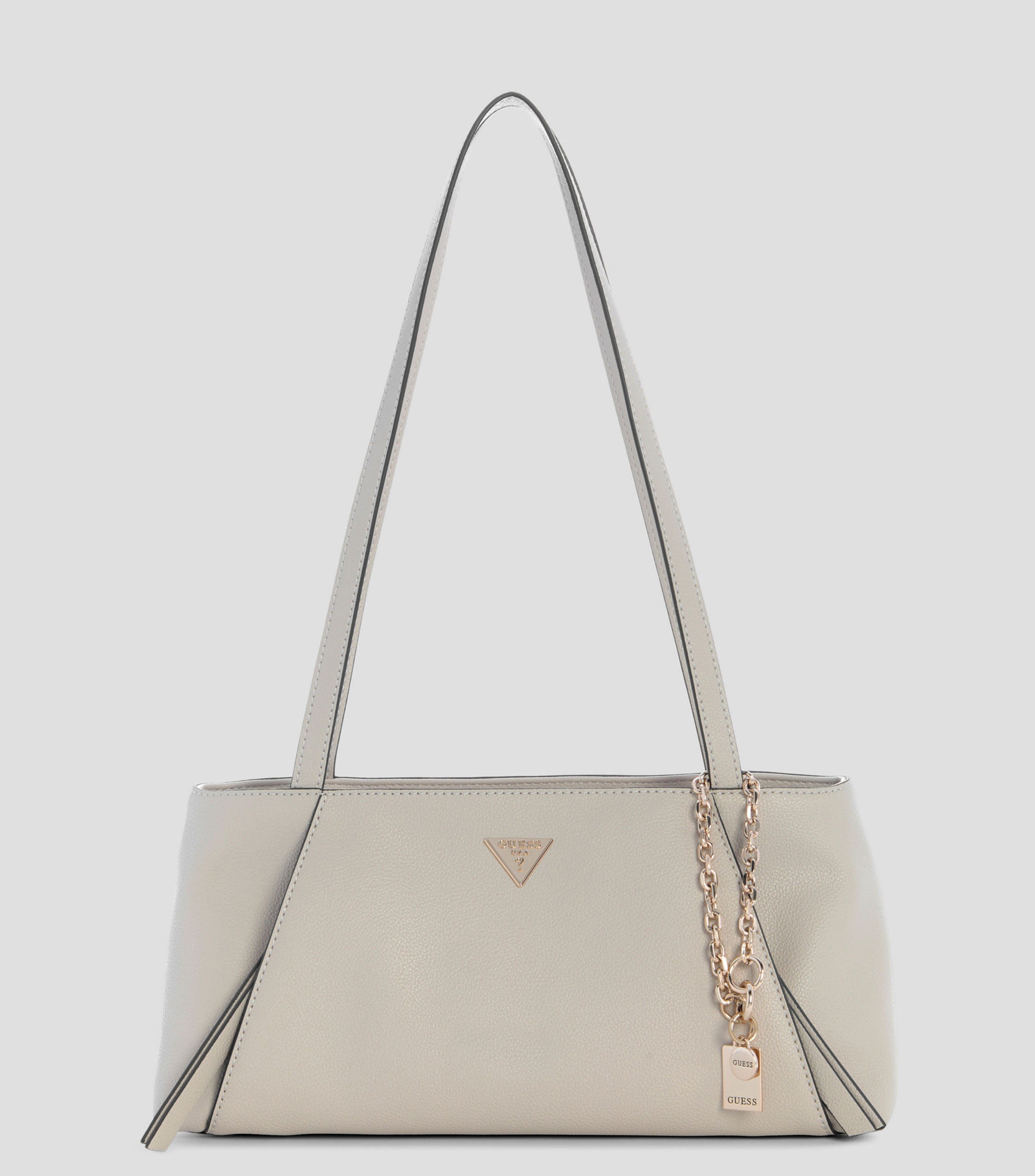 Bolsa satchel lisa con detalle texturizado Mujer