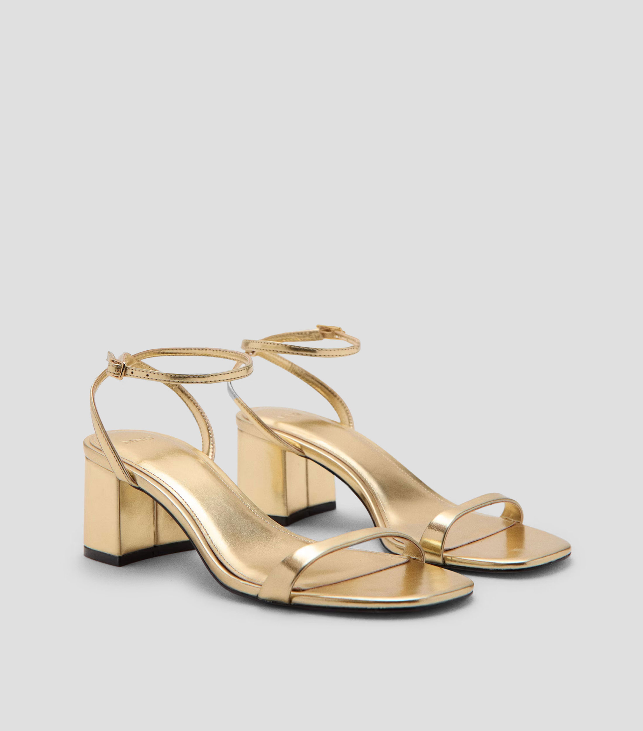 Sandalias con tacón ancho de 6.5 cm Mujer