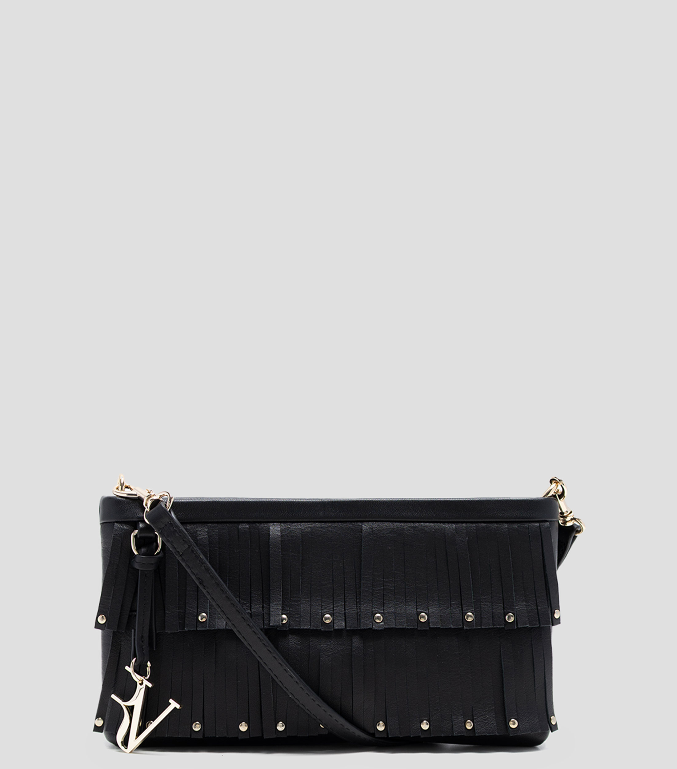 Bolsa Shoulder en piel vacuna mini Chloe con barbillas Mujer