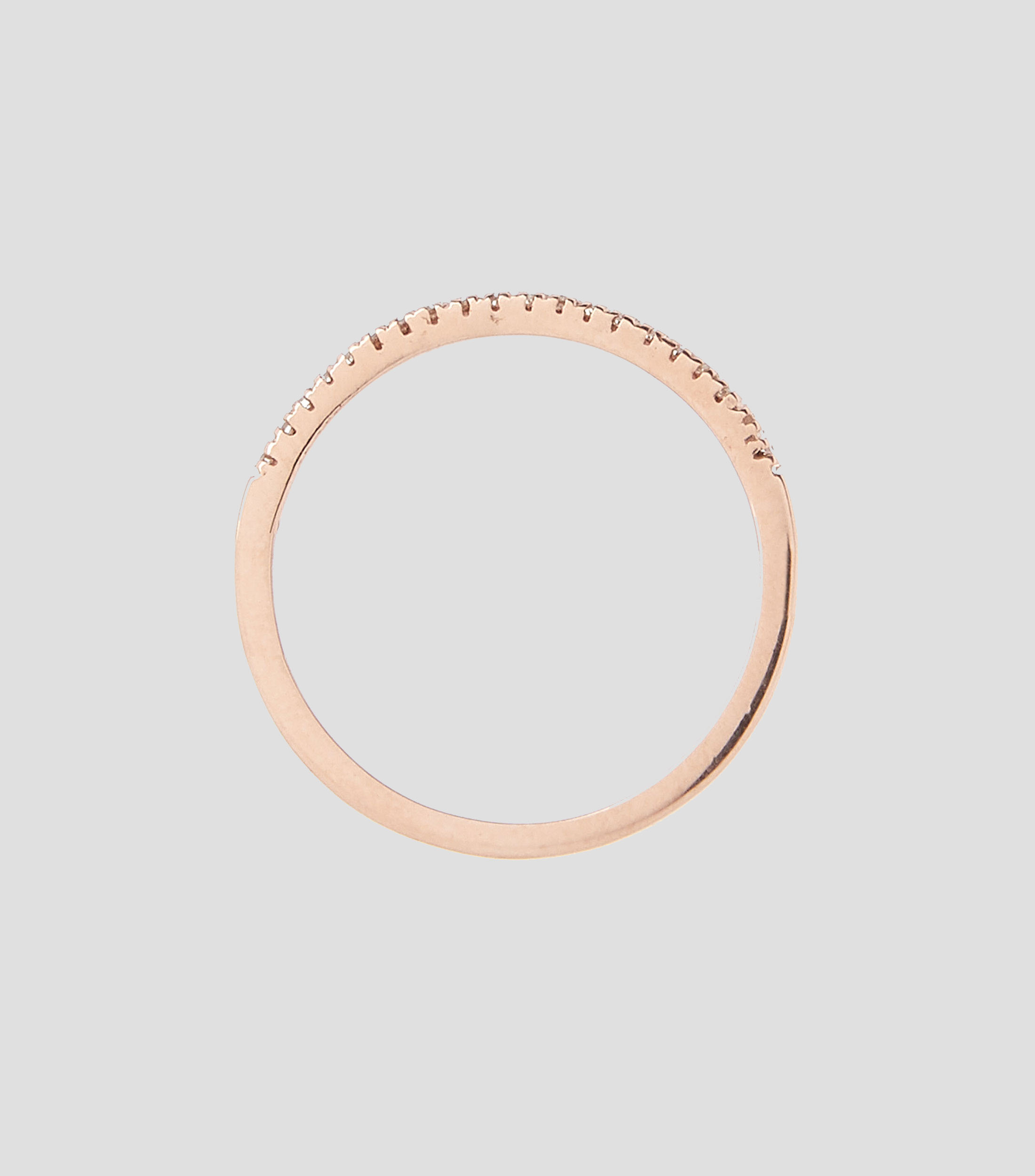 Anillo churumbela con brillante Mujer
