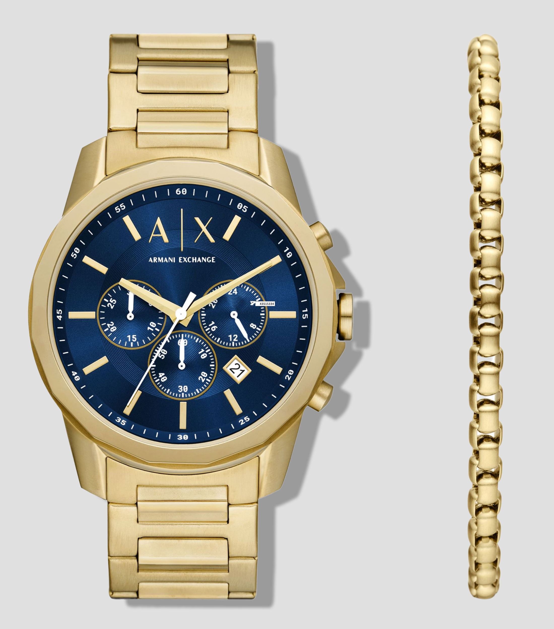 Set de Reloj y Pulsera para Hombre